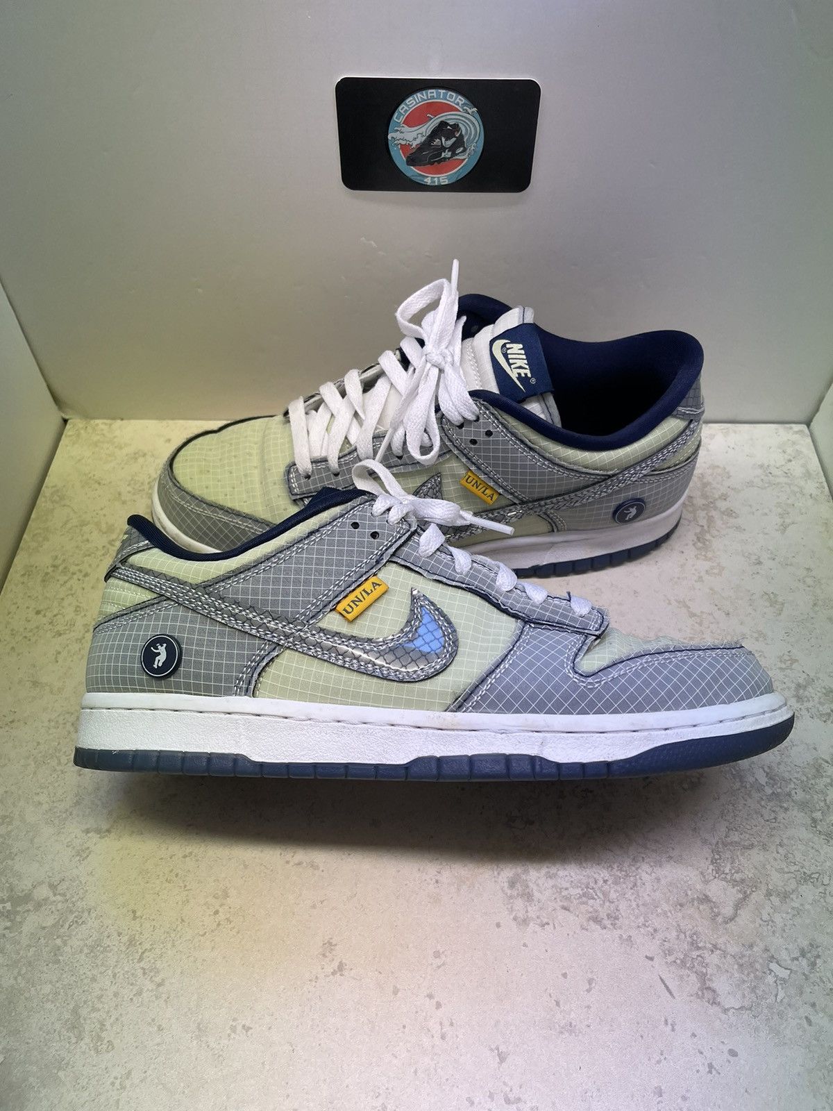 Union LA Size 8.5 - Nike Dunk Low x Union LA Marine /Midnight Navy Size US 8.5 / EU 41-42 - 5 Thumbnail