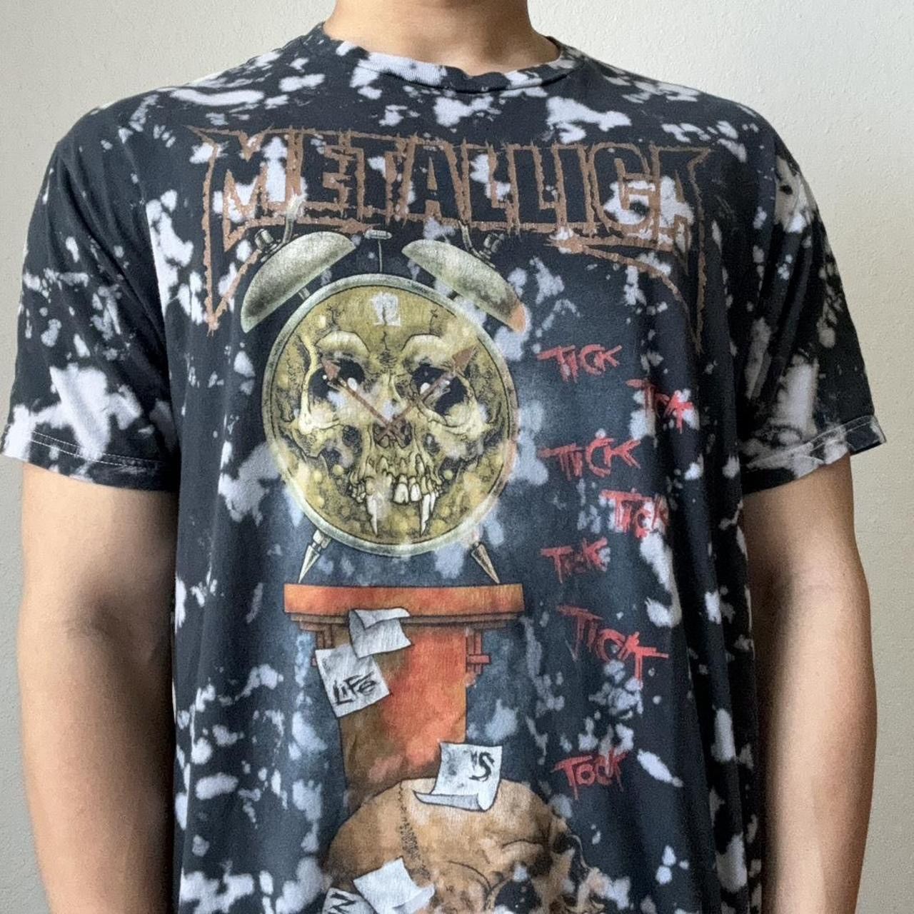 Band Tees × Metallica Metallica "Death is Pain" 2000s Band Graphic Black Tee Shirt Size US L / EU 52-54 / 3 - 2 Thumbnail