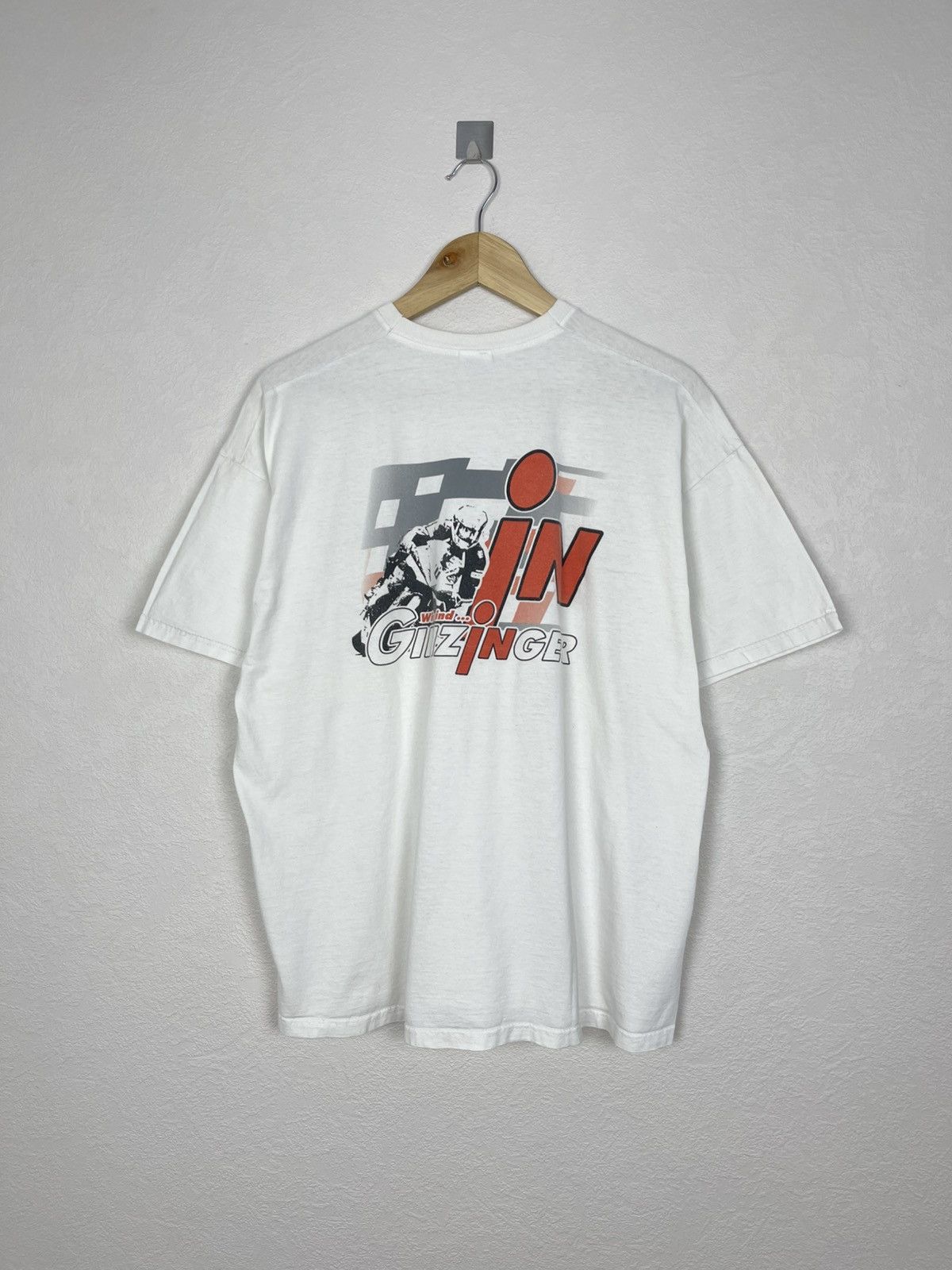 Vintage Vintage Y2k Gilzonger Moto Racing Tee Size US XL / EU 56 / 4 - 1 Thumbnail