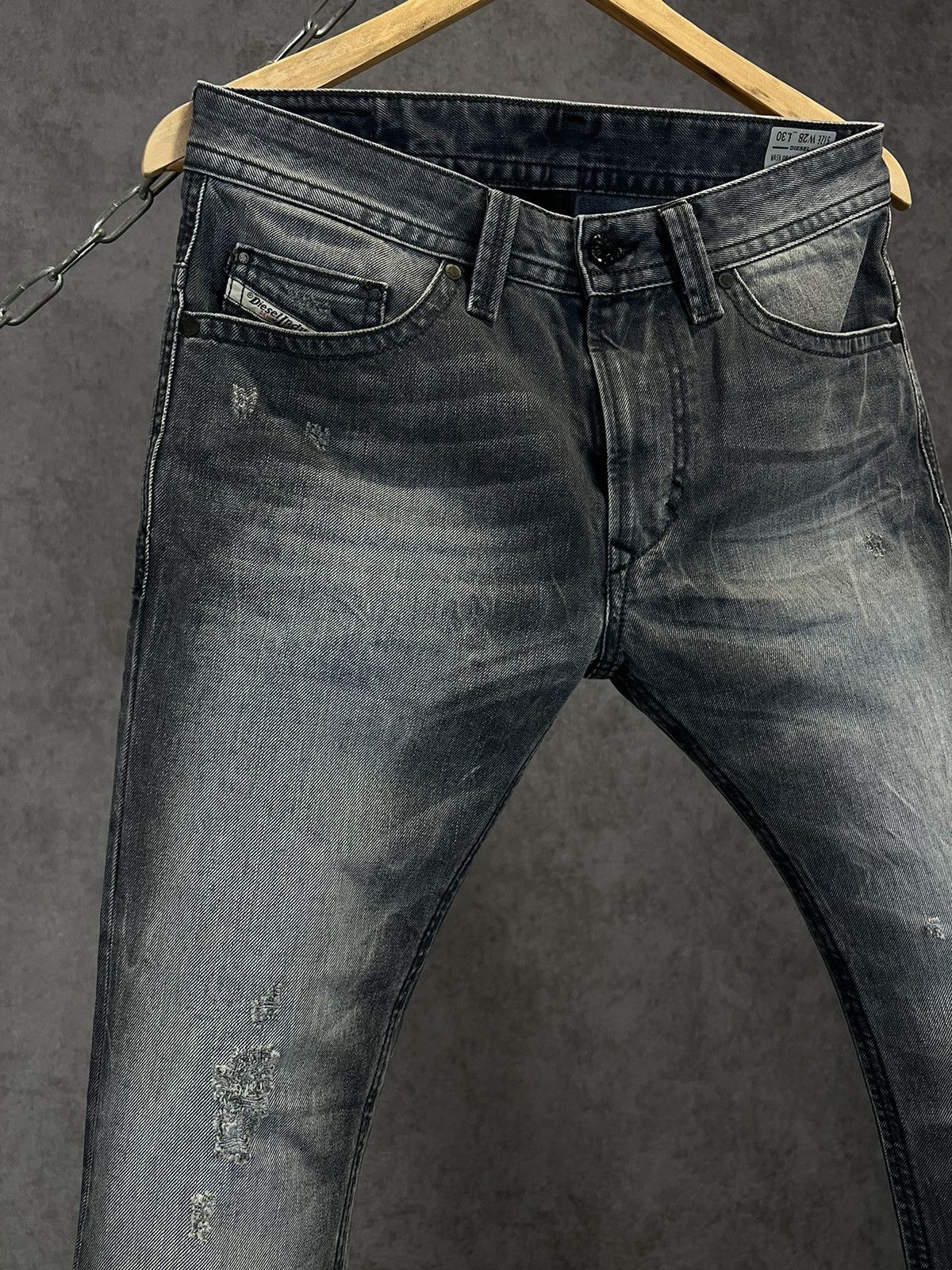 Diesel Diesel Thavar designer distressed jeans Size US 30 / EU 46 - 4 Thumbnail