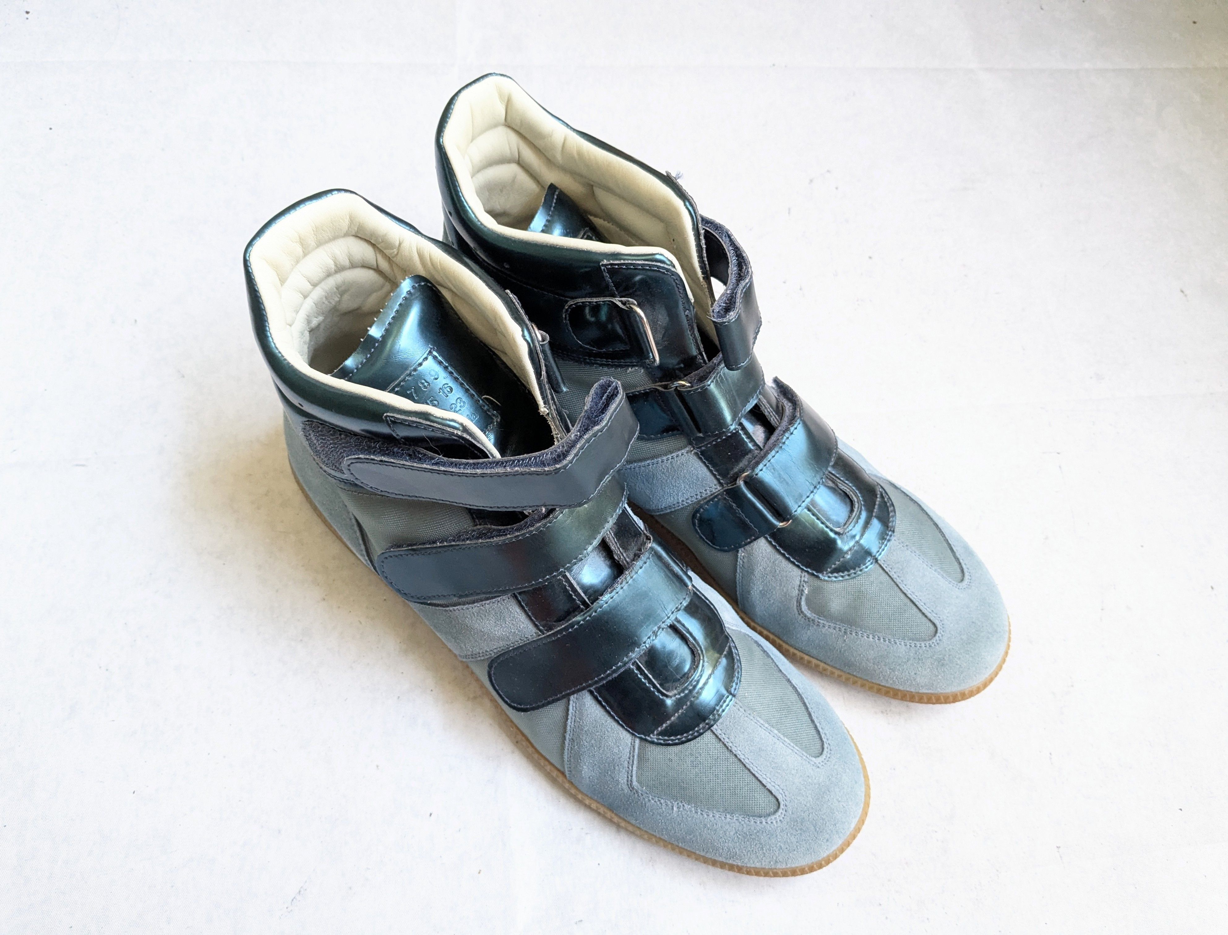 Maison Margiela Maison Margiela Triple Strap Sneakers Blue 12 45 GAT Replica Size US 12 / EU 45 - 4 Thumbnail