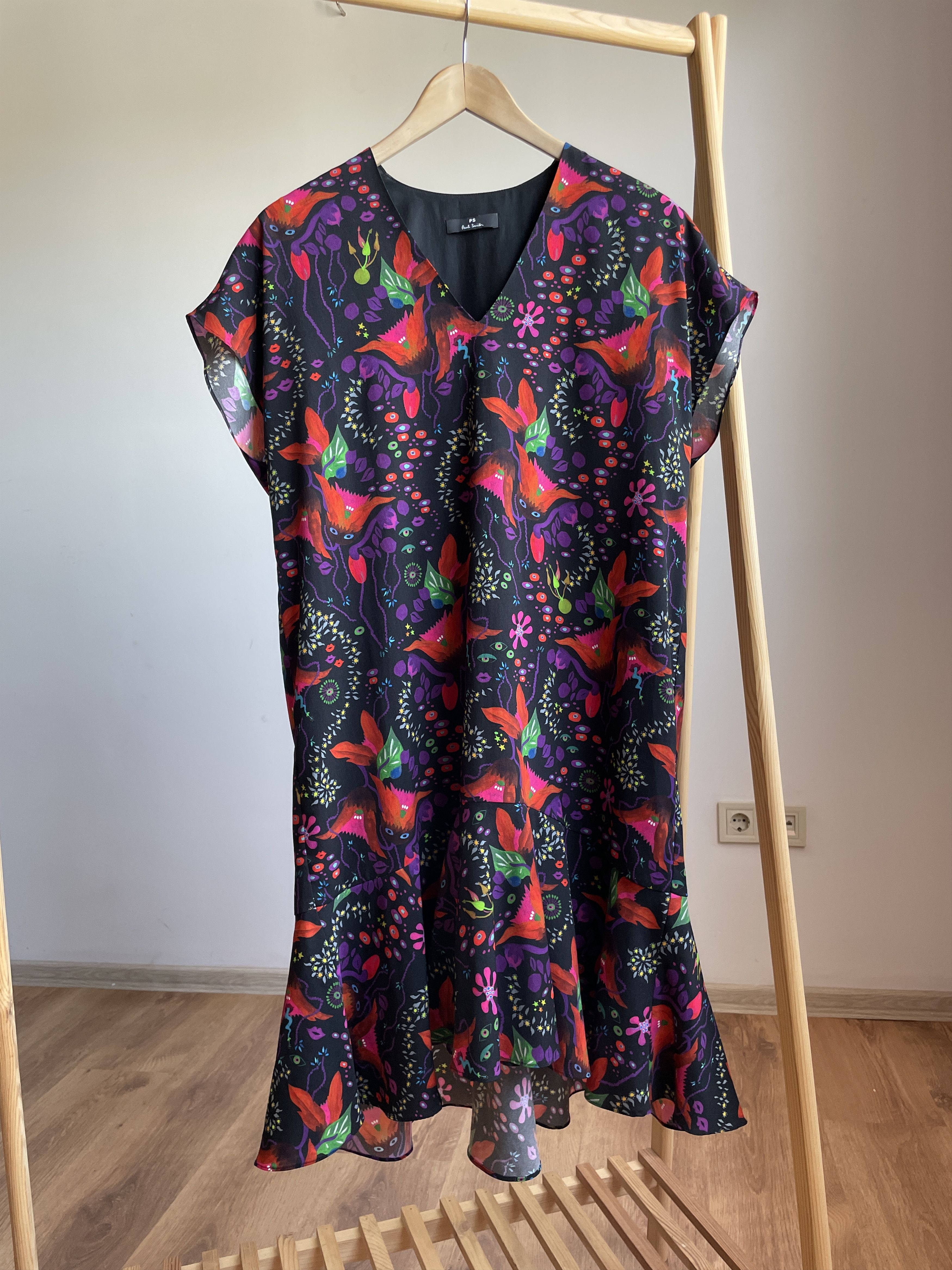 Paul Smith Paul Smith Floral Print Ruffle Dress Size IT 40 Size S / US 4 / IT 40 - 1 Thumbnail