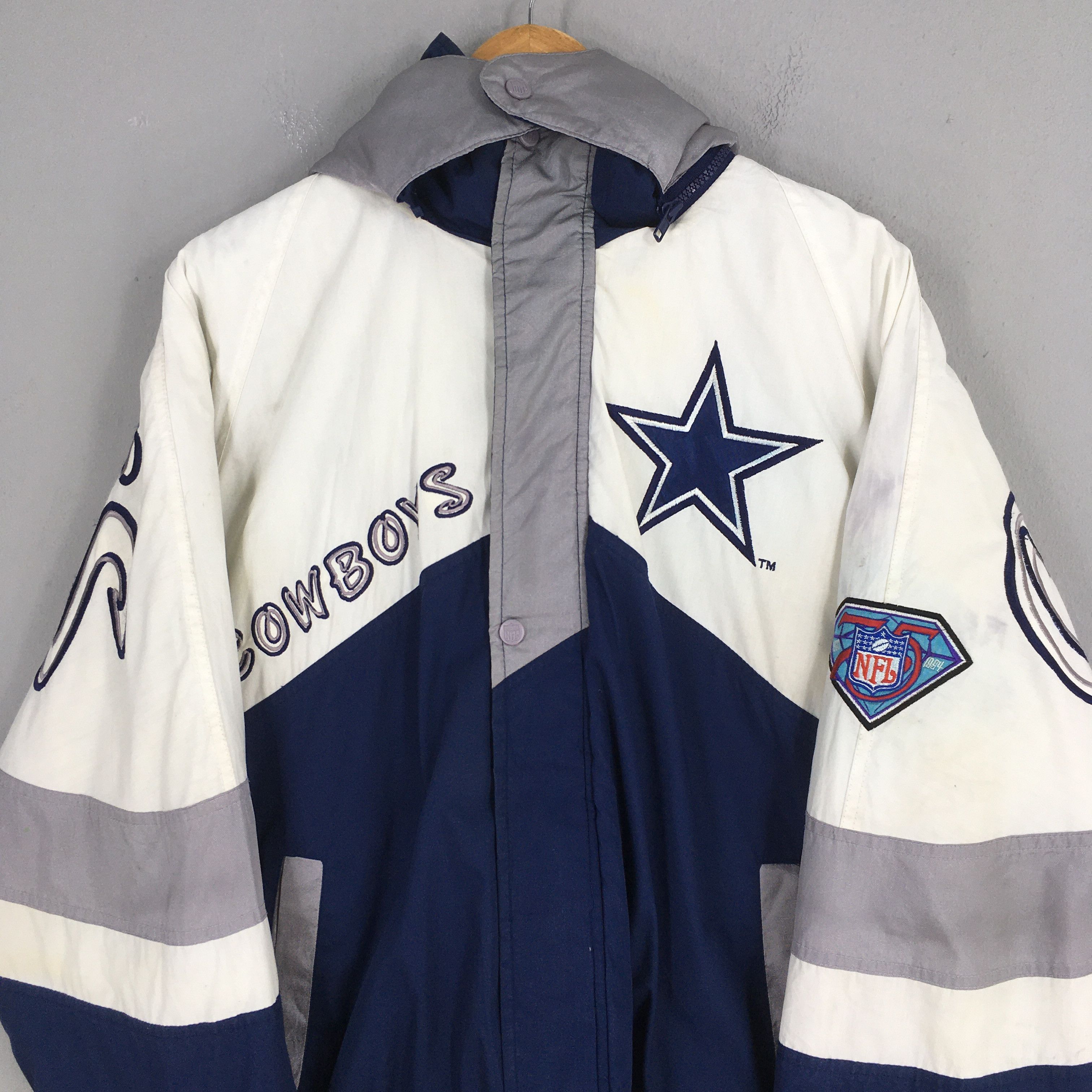 NFL Vintage Dallas Cowboys NFL Jacket Medium Size US M / EU 48-50 / 2 - 2 Thumbnail