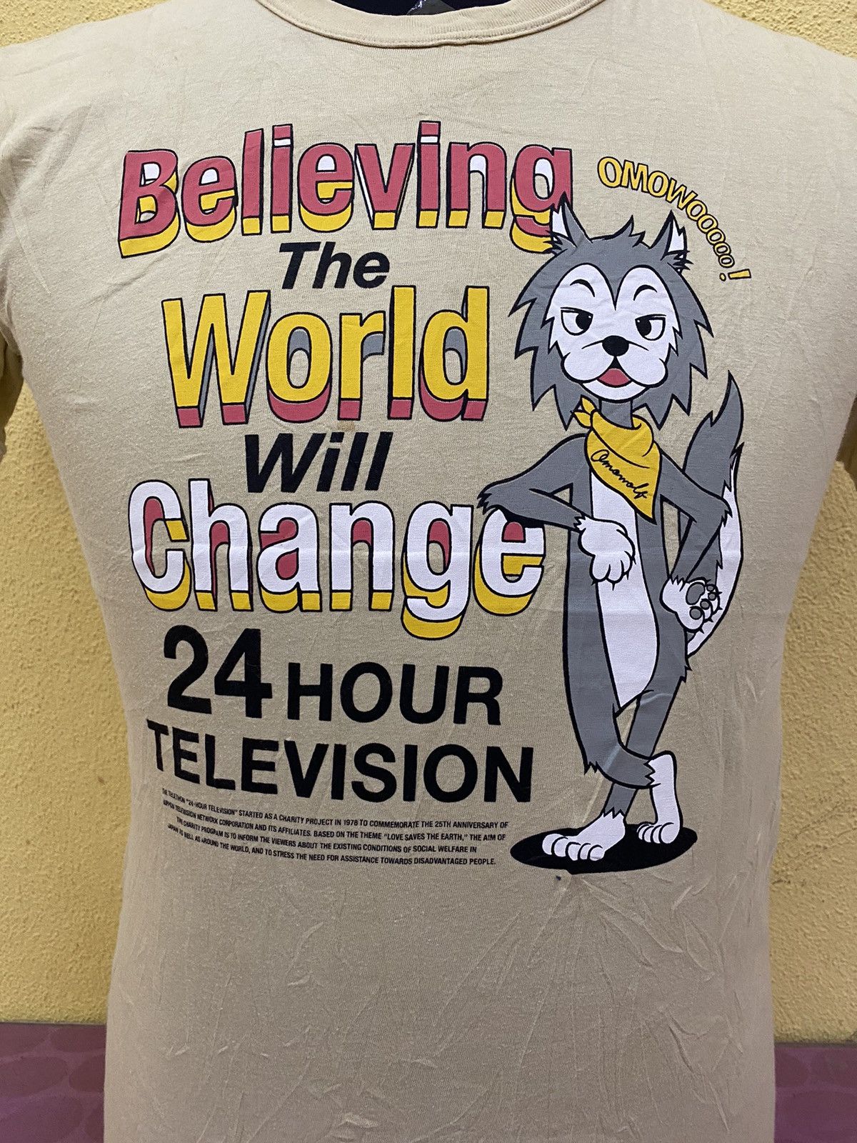 Japanese Brand × Vintage 24 Hour Television Believing The World Will Change Size US M / EU 48-50 / 2 - 3 Thumbnail