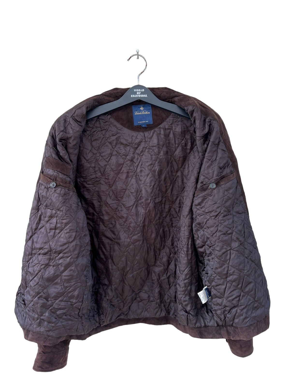 Brooks Brothers Vintage Brooks Brothers Dark Brown Suede Leather Jacket Size US M / EU 48-50 / 2 - 17 Thumbnail