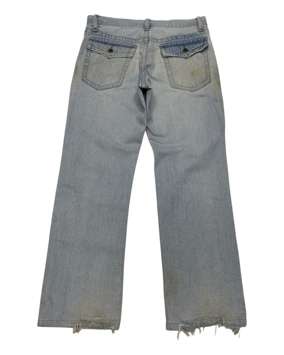 Comme Ca Ism THRASHED Comme Ca Ism Ripped Distressed Denim Jeans I6W9 Lgb Size US 34 / EU 50 - 2 Thumbnail