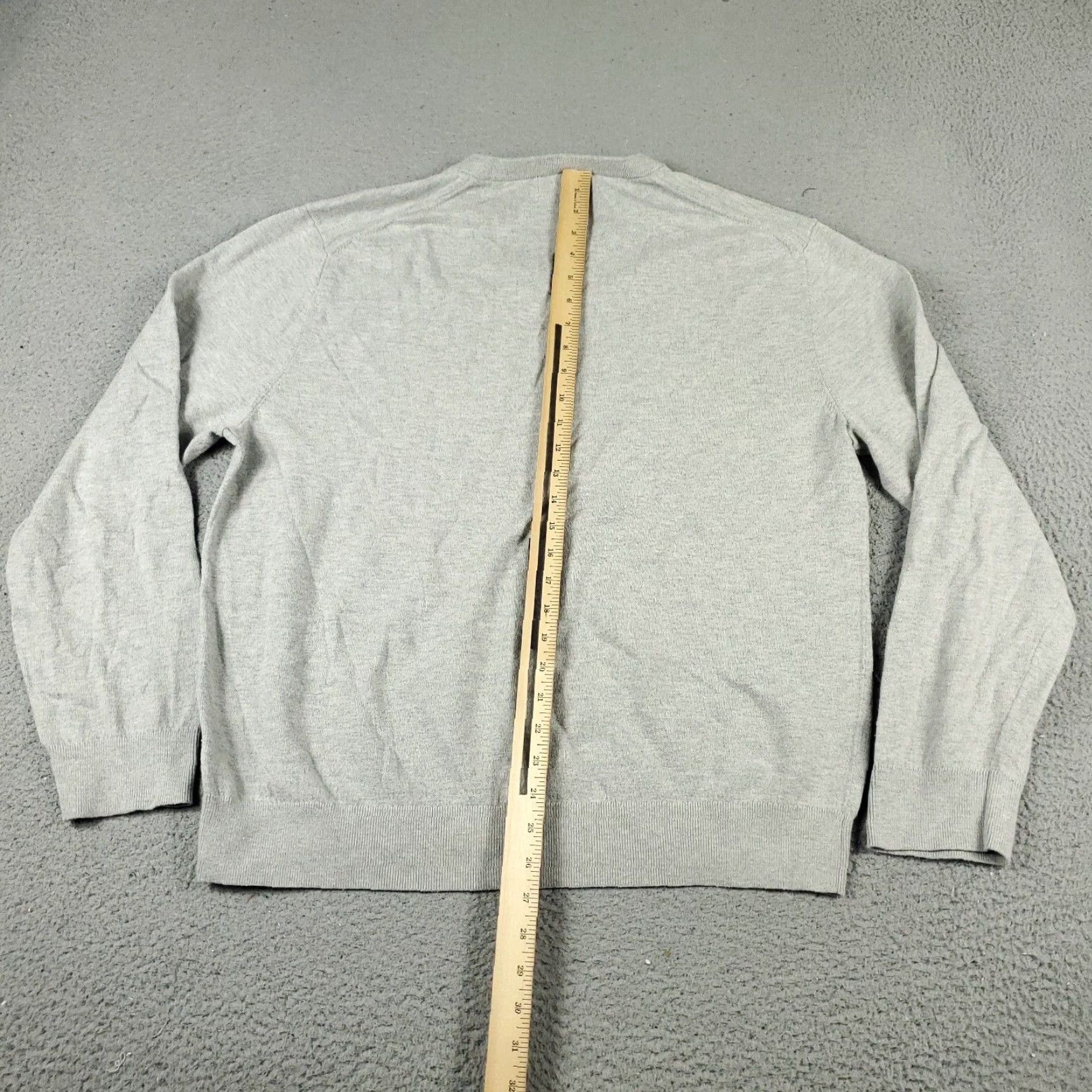 Nautica Nautica Mens Gray Knit Pullover Sweater XL Long Sleeve Crew Neck Cotton Size US XL / EU 56 / 4 - 5 Thumbnail