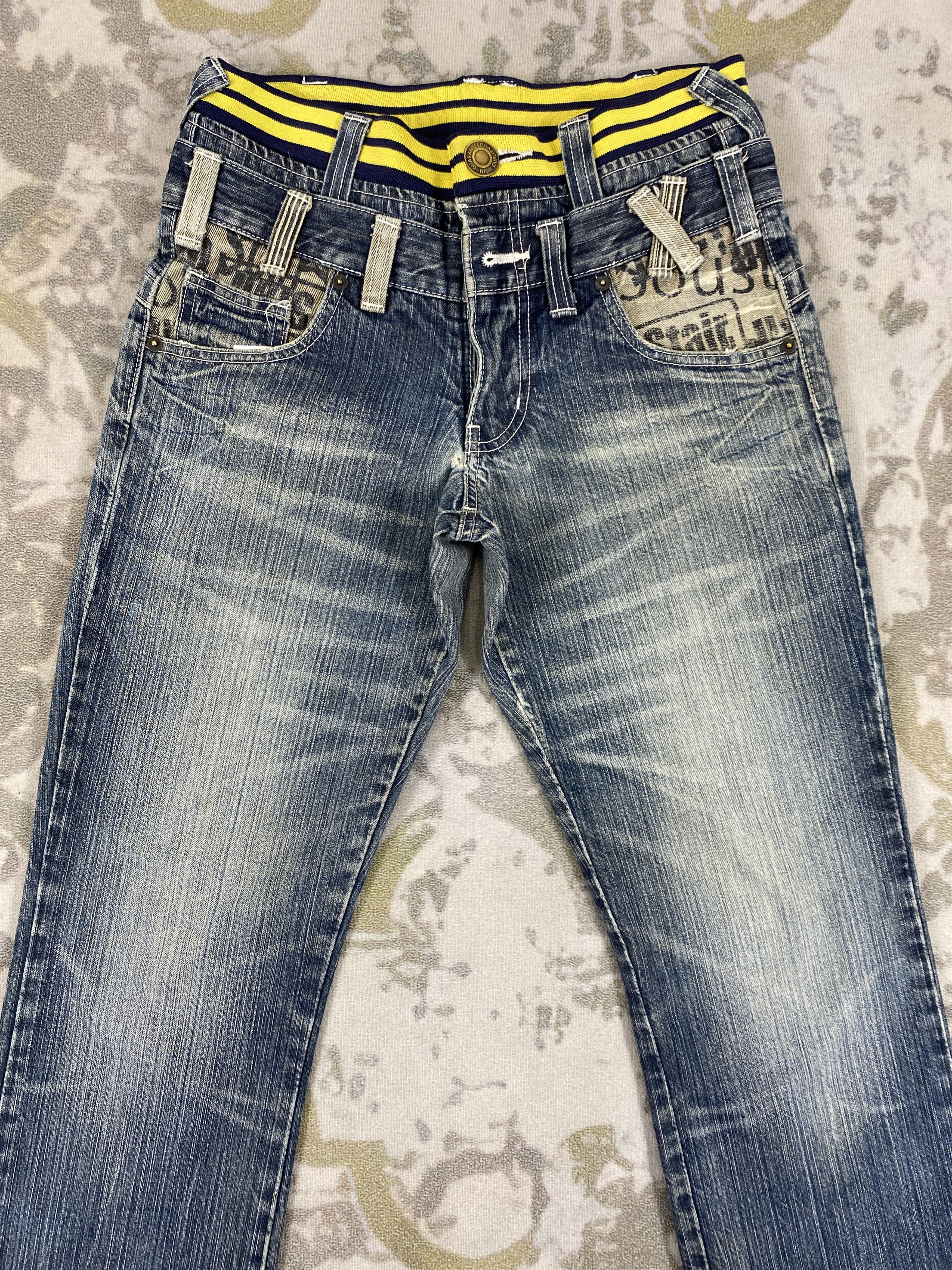 Japanese Brand Vintage Double Waist Jeans 30x32.5 Denim- JN3544 Size US 30 / EU 46 - 3 Thumbnail