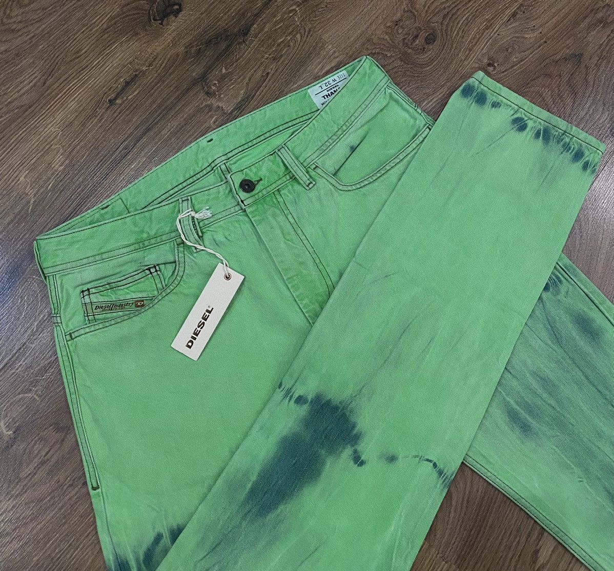 Diesel Diesel Tie Dye Thanaz Denim Pant x Avant Garde x Streetwear Size US 32 / EU 48 - 1 Thumbnail