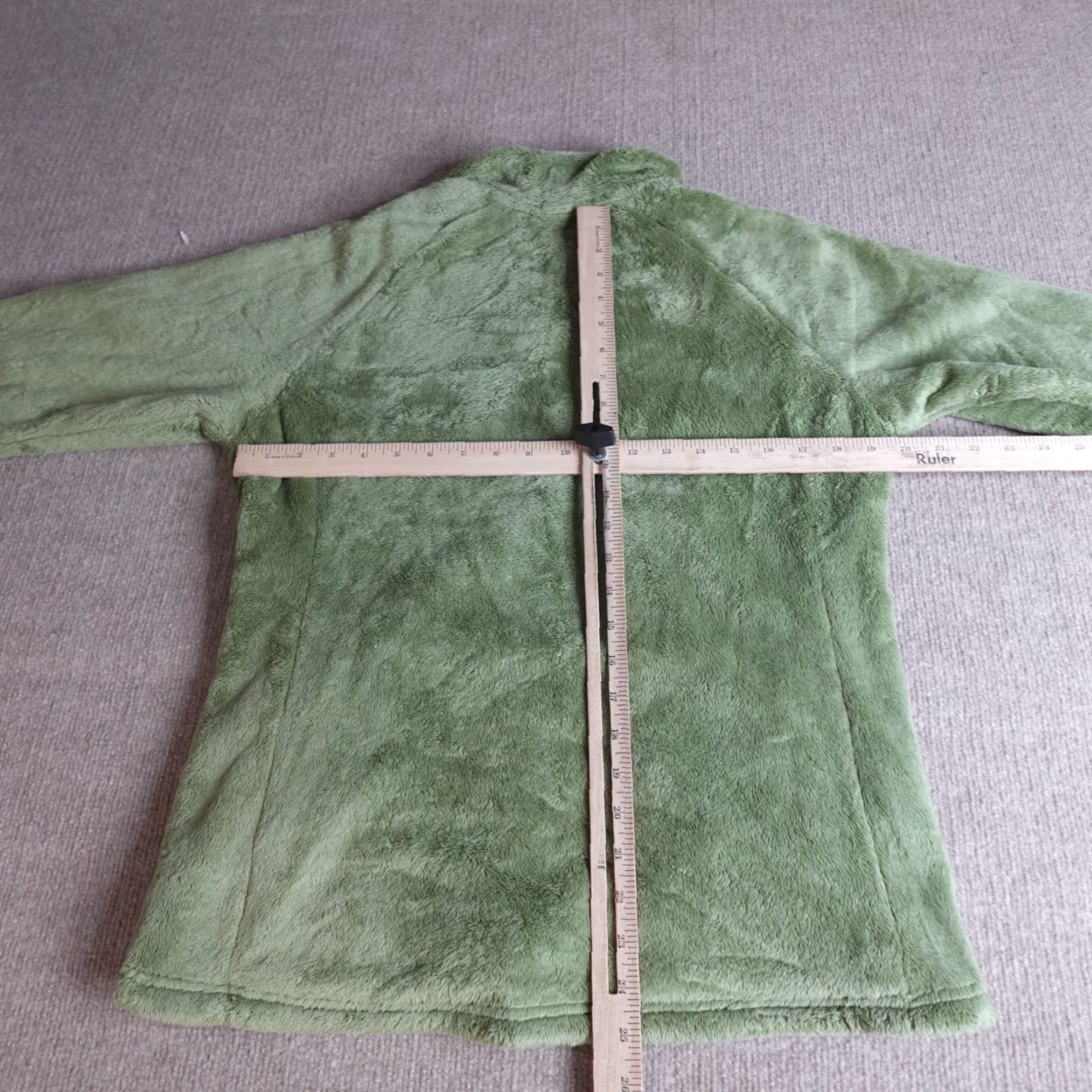 The North Face The North Face Womens Jacket L Green 1/4 Zip Fleece Kangaroo Pocket Zip Hooded Mid-Length Regular Jacket Mens? Size L / US 10 / IT 46 - 3 Thumbnail