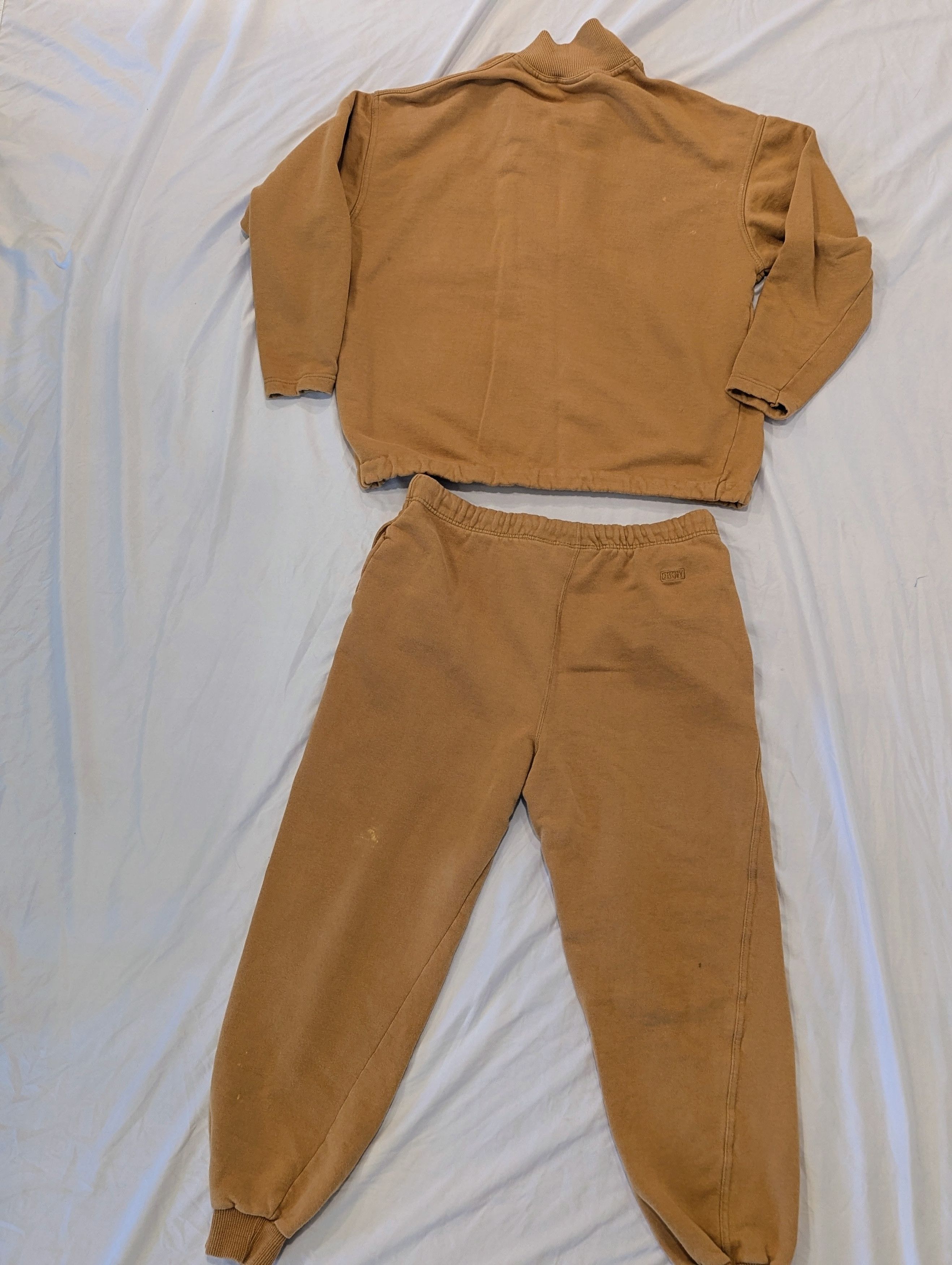 Donna Karan Vintage 90s DKNY Mustard Jogger Set Korea Size S/P Size 28" / US 6 / IT 42 - 9 Thumbnail