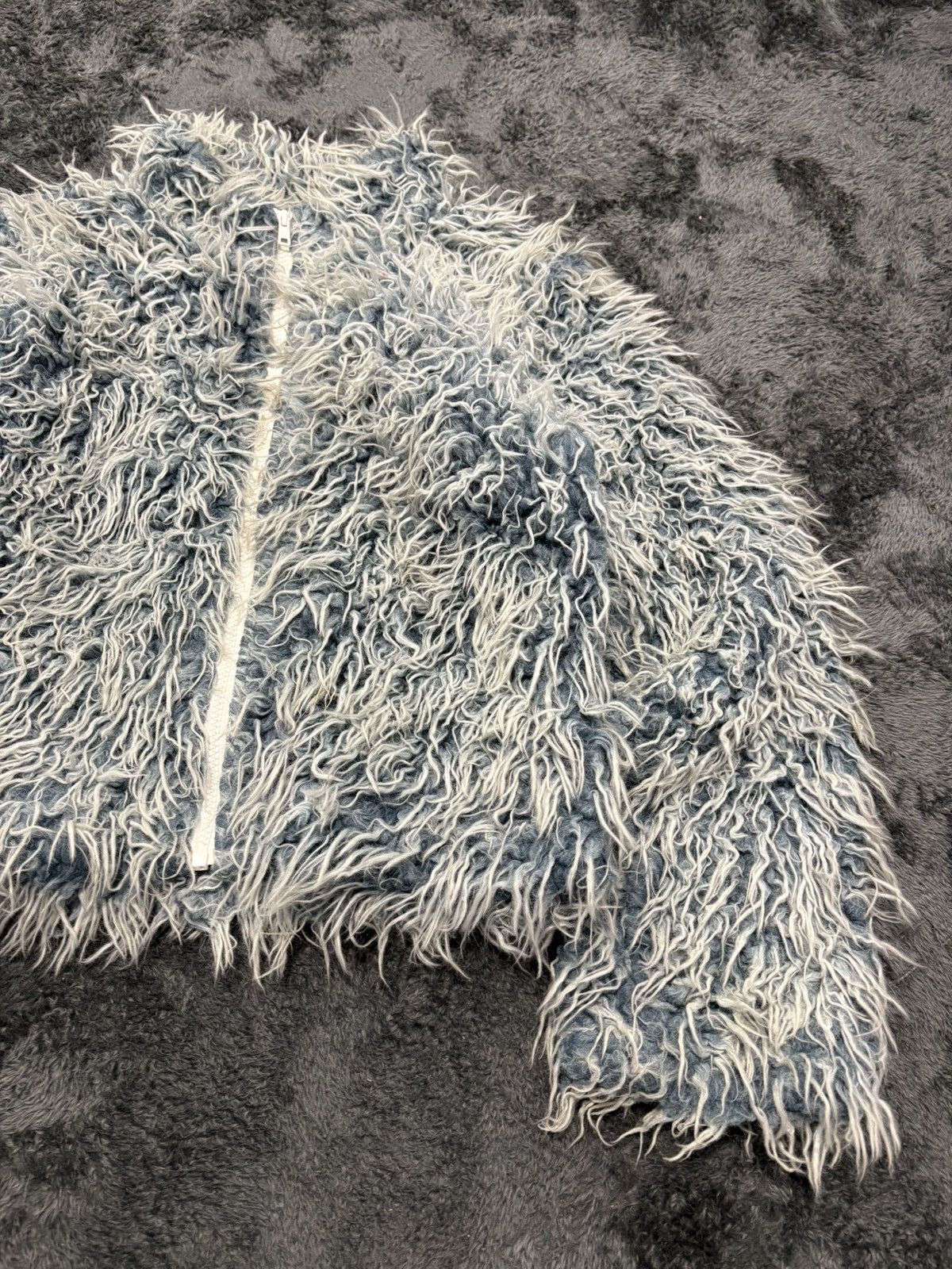 Hysteric Glamour Rare Blue Faux Fur Y2K Jacket Size M / US 6-8 / IT 42-44 - 3 Thumbnail