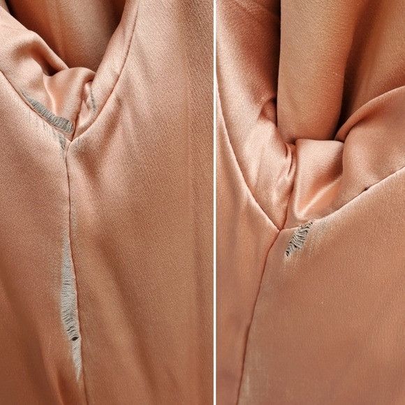 Vintage Vintage 50s 60s Jackie O Kennedy Tan Wool Brown Mink Coat Size XL / US 12-14 / IT 48-50 - 6 Thumbnail