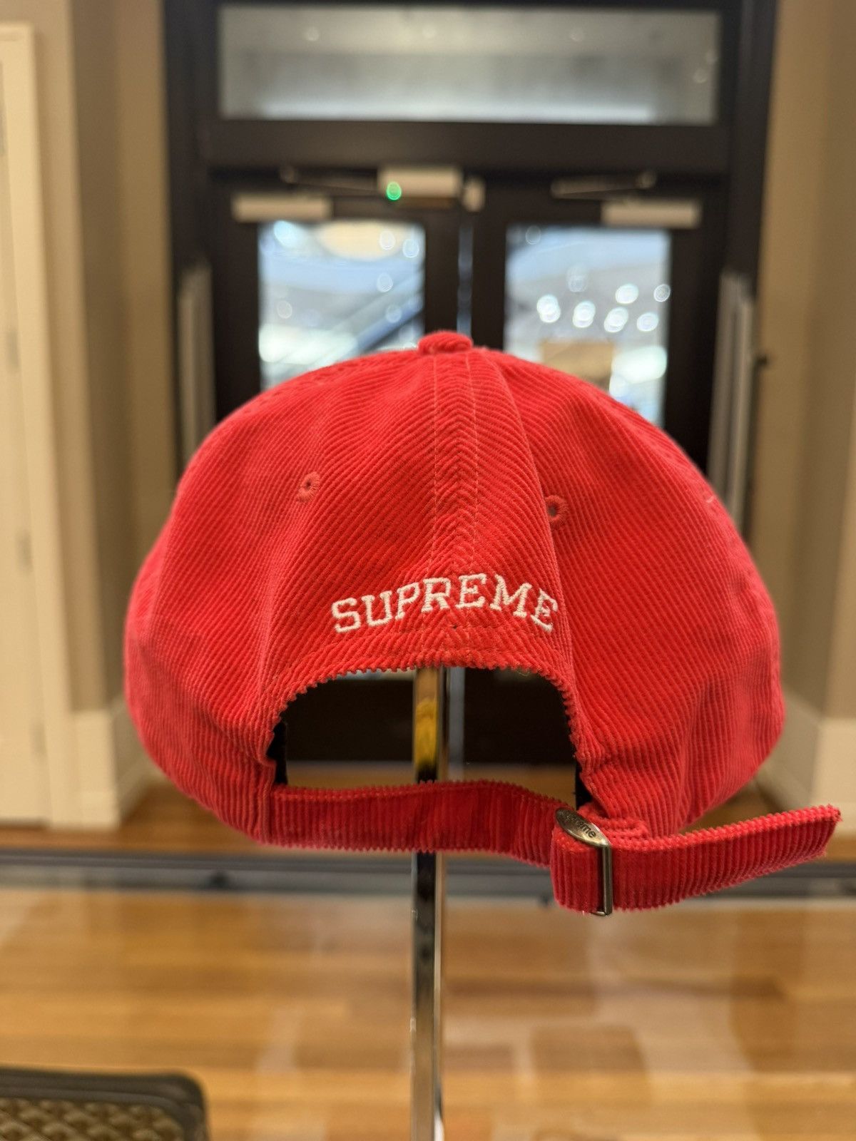 Supreme Supreme Corduroy Six Panel Hat - Red Size ONE SIZE - 3 Thumbnail
