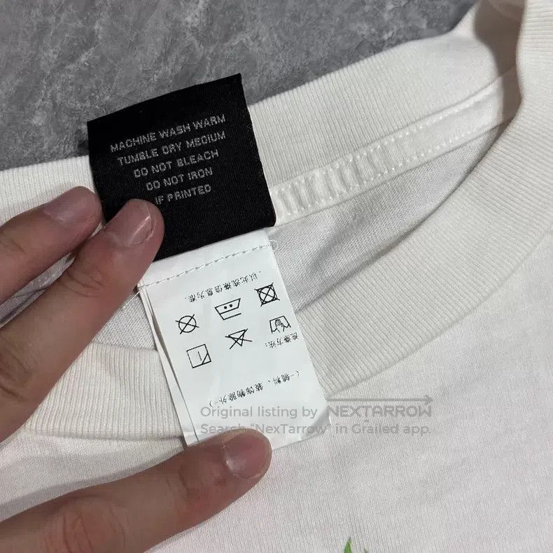Saint Michael Saint Michael Beige white apple rainbow mark washed short Size US M / EU 48-50 / 2 - 5 Thumbnail