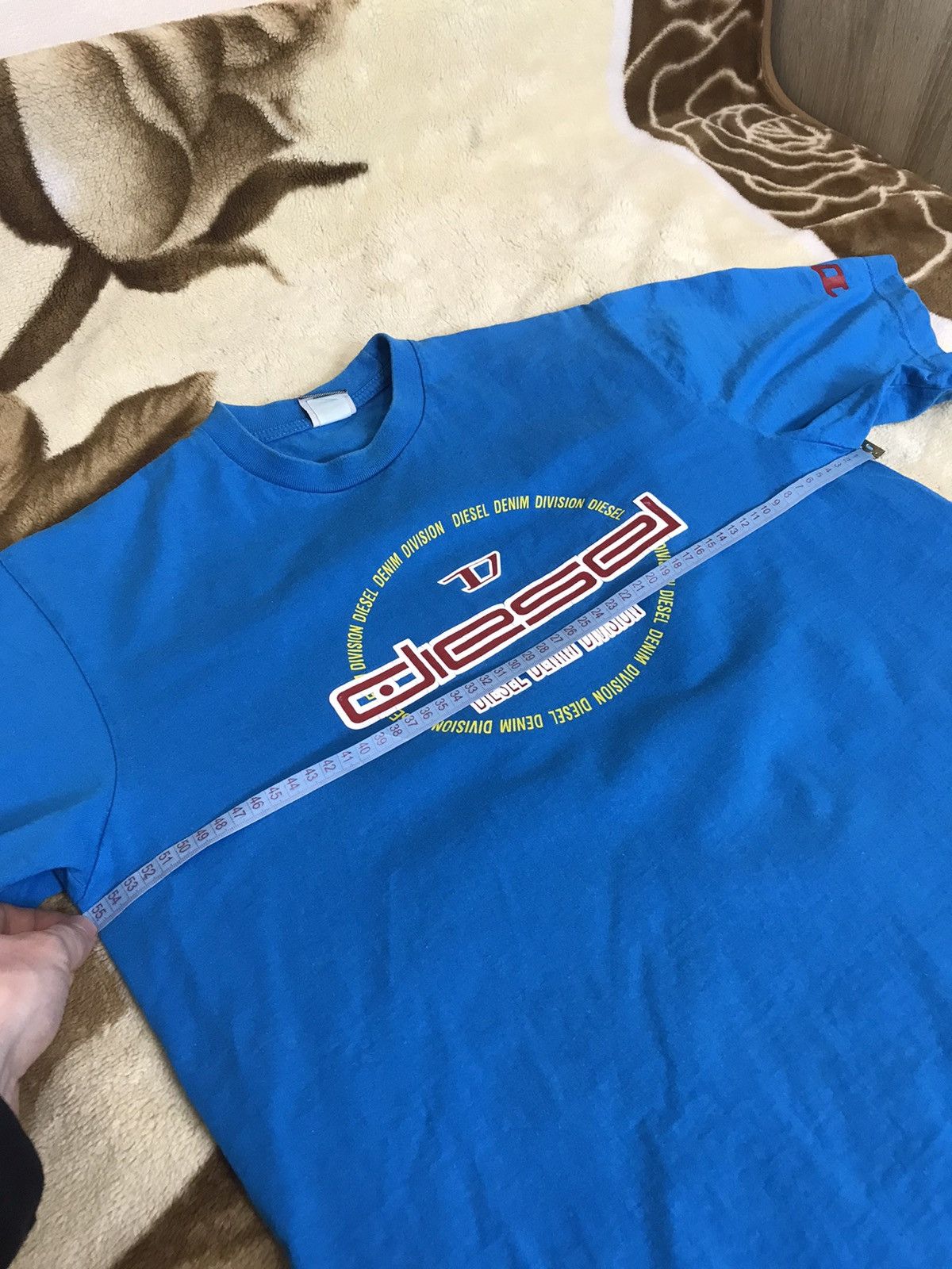 Diesel 🔥 90s DIESEL Big Logo Vintage T Shirt Denim Division Y2K Size US M / EU 48-50 / 2 - 14 Thumbnail