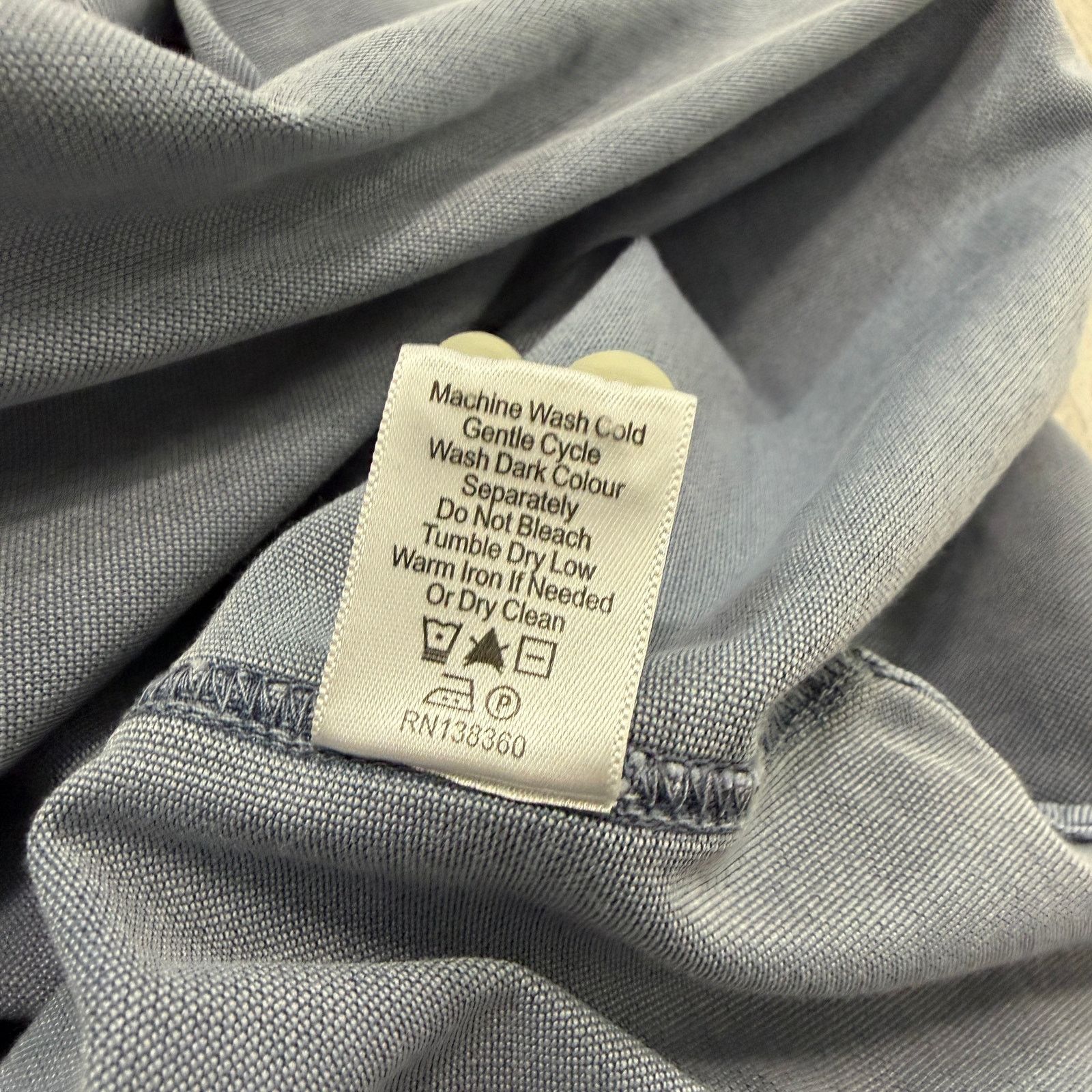Vintage 32 Bar Blues Button Down Shirt Men's 2XL Blue Solid Preppy Size US XXL / EU 58 / 5 - 7 Thumbnail