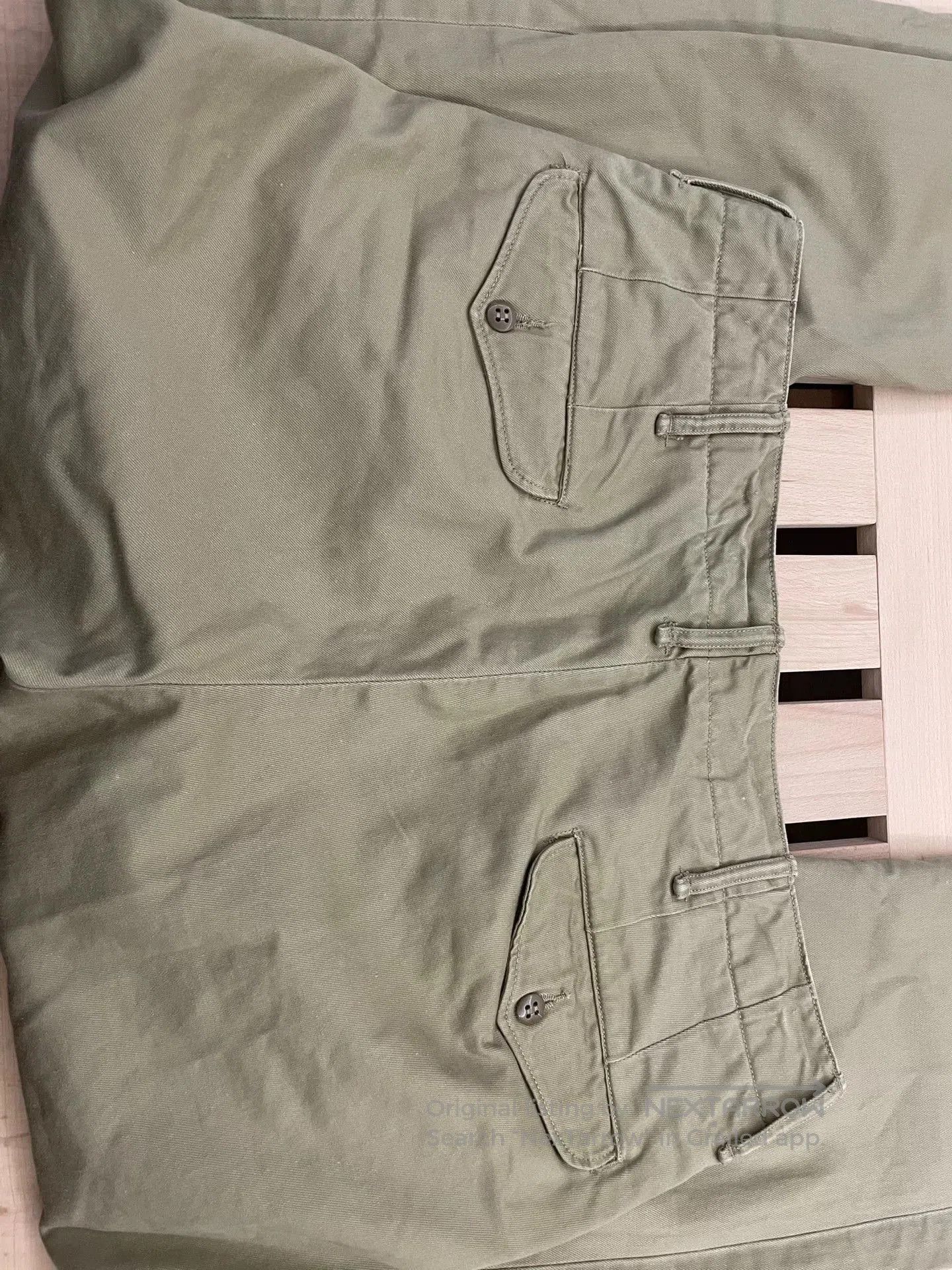 RRL Ralph Lauren RRL Officer Chino Casual Pants. Size US 33 - 9 Thumbnail
