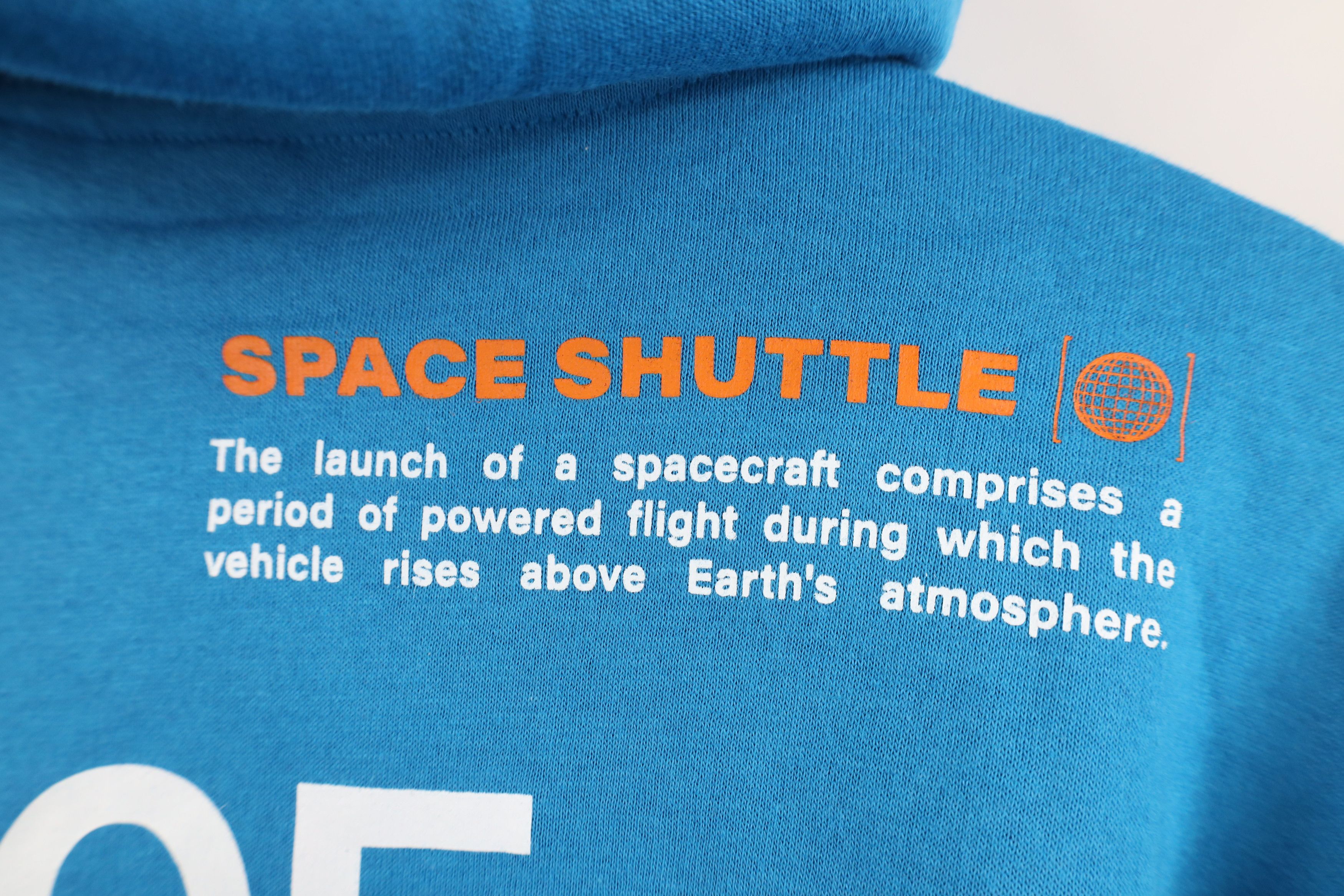 Vintage Vintage Y2K NASA Space Rocket Ship Hoodie Sweatshirt Blue Size US M / EU 48-50 / 2 - 11 Thumbnail