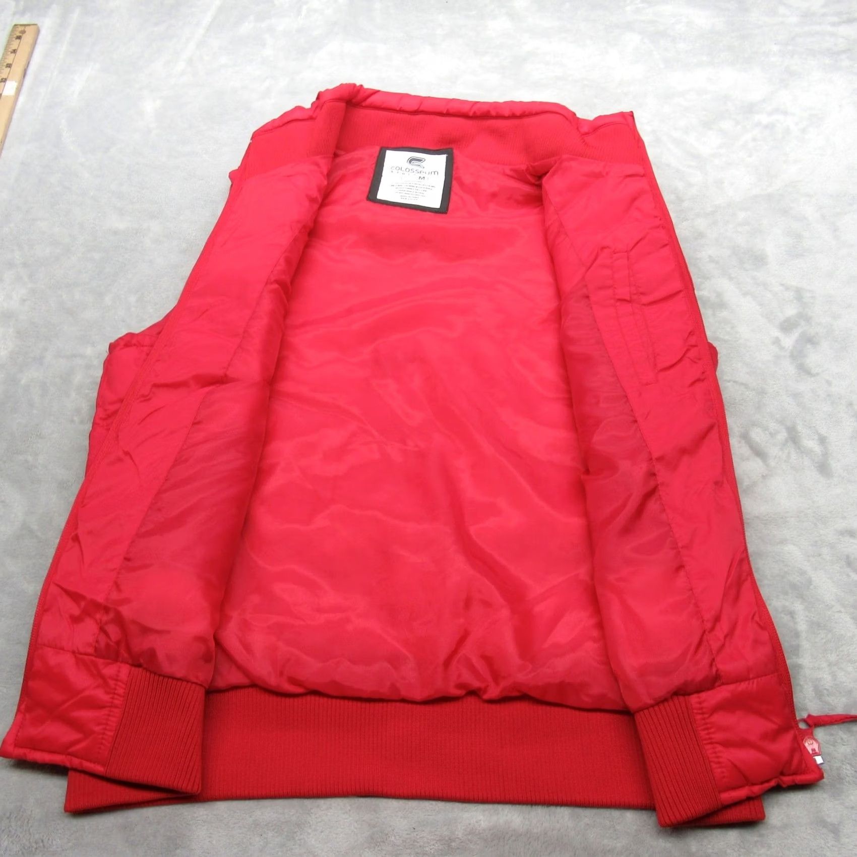 Vintage VINTAGE? Colosseum Vest Womens Medium Nebraska Cornhuskers Red Full Zip Quilted Puffer Size M / US 6-8 / IT 42-44 - 2 Thumbnail