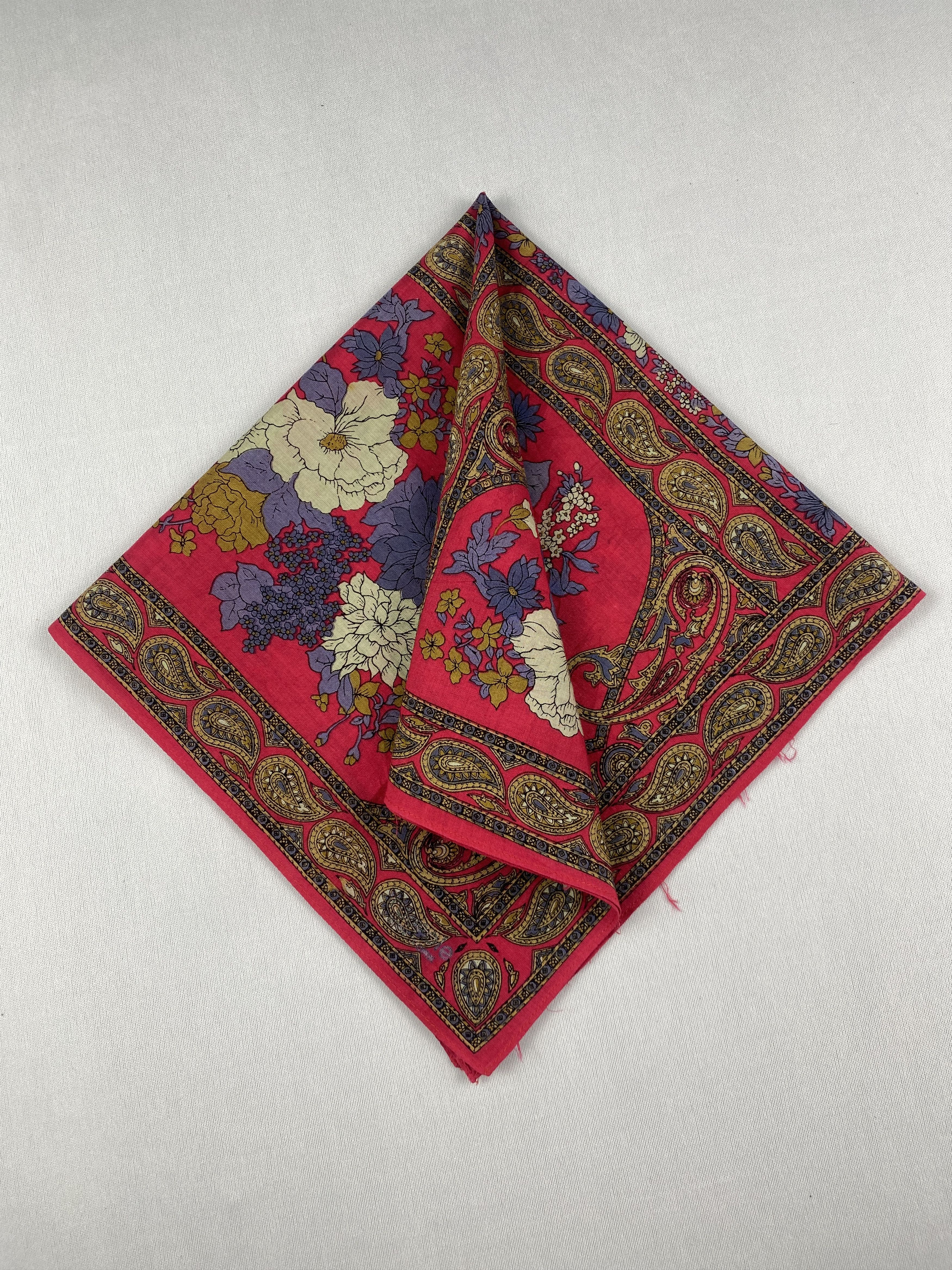 Celine Vintage Celine Handkerchief Pocket Square Bandana HM0015 Size ONE SIZE - 2 Thumbnail