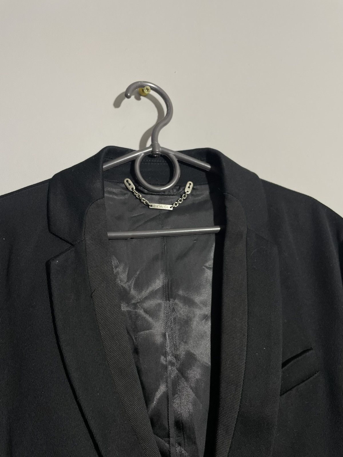 Diesel Vintage Y2K Diesel Black Two Buttons Blazer Jacket size M Size 50R - 3 Thumbnail