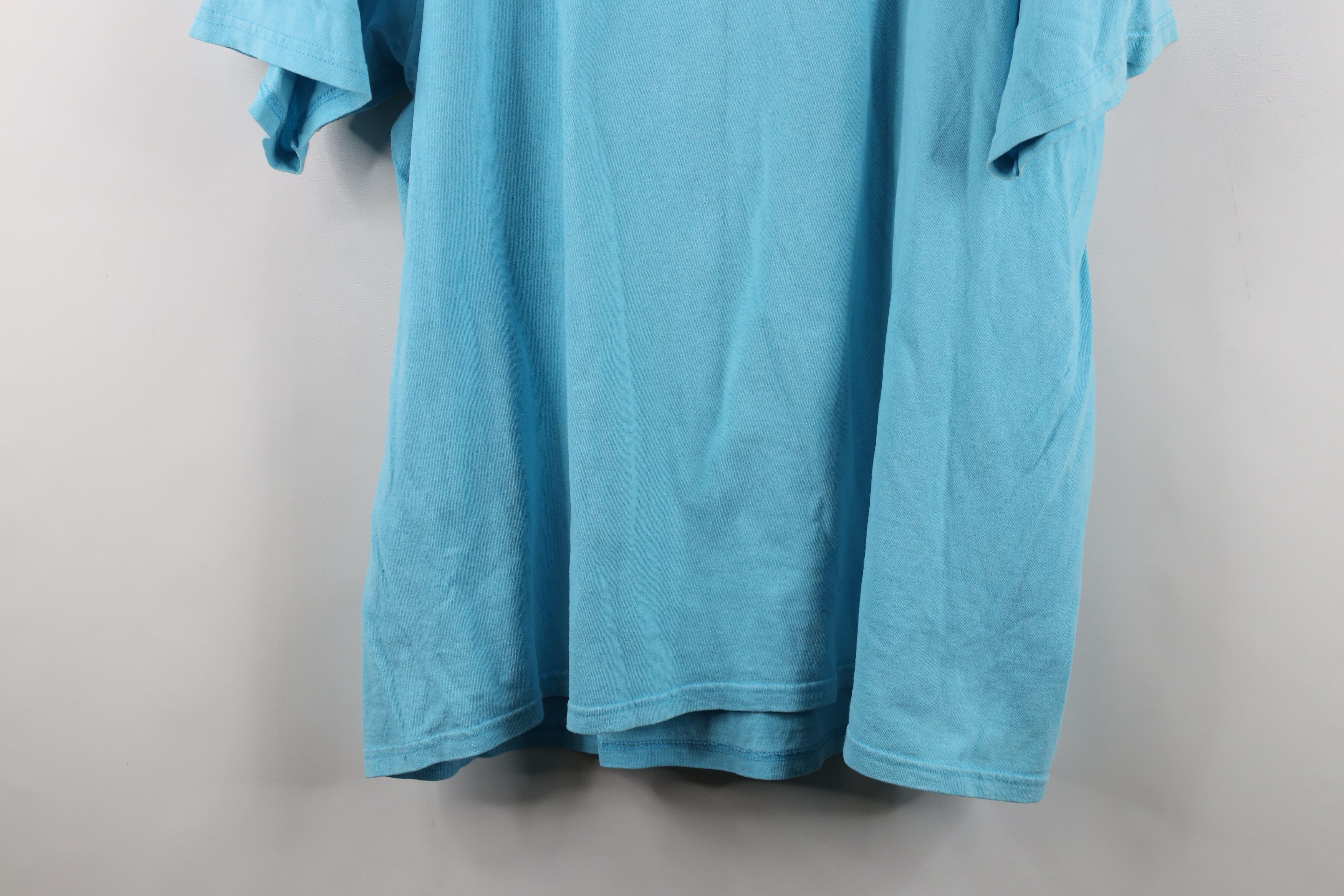 Nike Vintage Y2K Nike Travis Scott Big Swoosh T-Shirt Blue Size US L / EU 52-54 / 3 - 13 Thumbnail