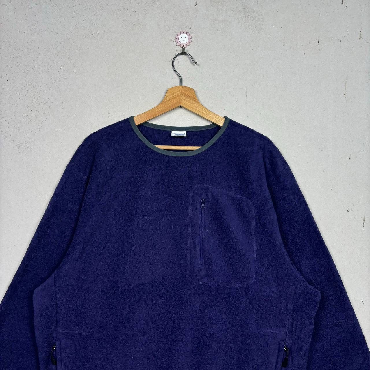 Champion Champion Japan Fleece Crewneck Chest Pocket Zipper Purple L Size US XL / EU 56 / 4 - 3 Thumbnail