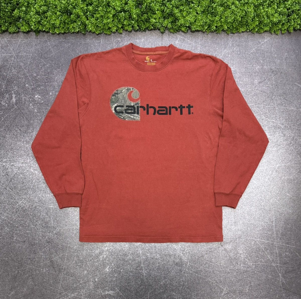 Carhartt Vintage 2000s Carhartt Real Tree Long Sleve Shirt Y2k Size US L / EU 52-54 / 3 - 1 Thumbnail