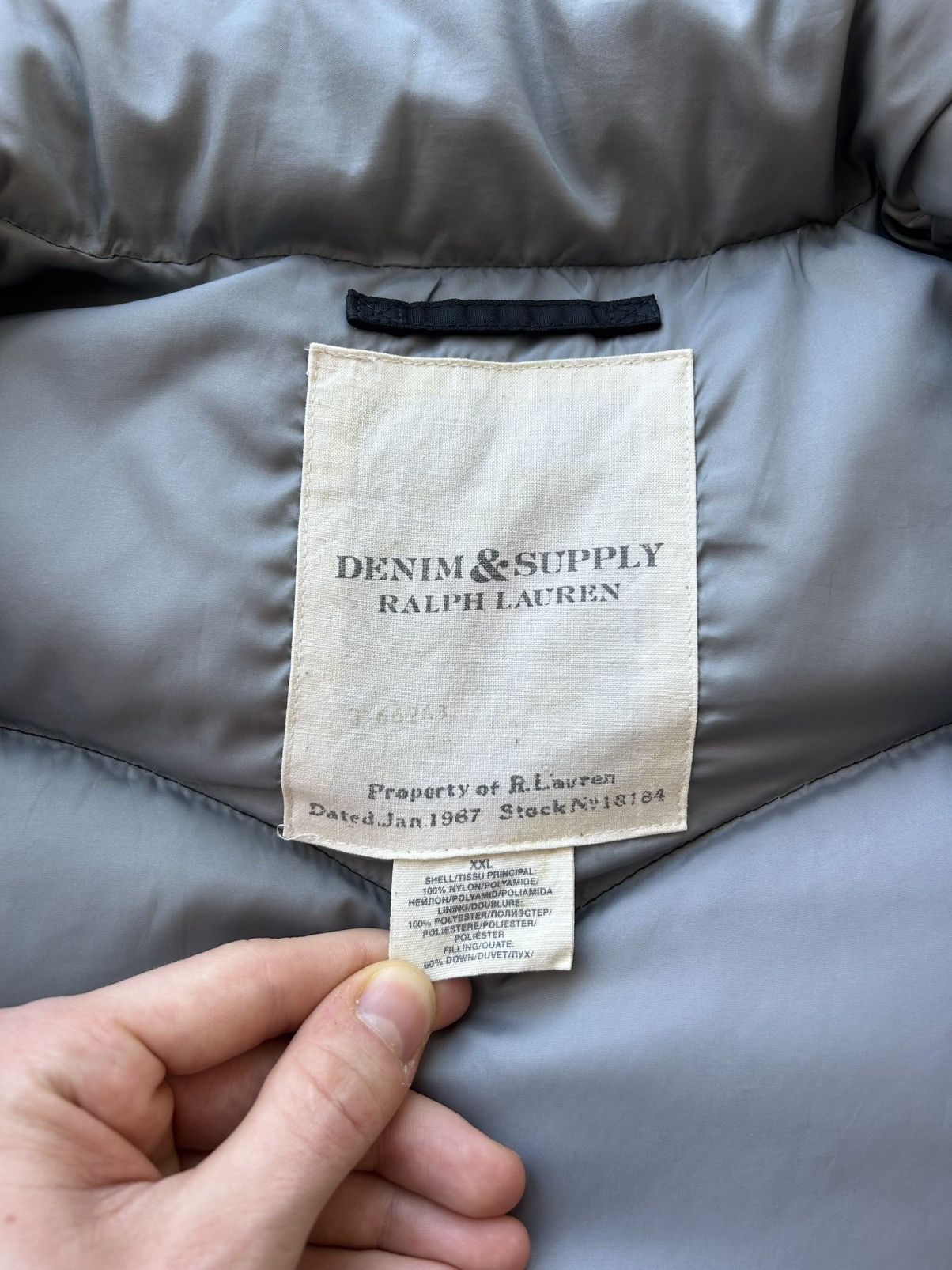 Ralph Lauren Denim & Supply Ralph Lauren USA Flag Down Puffer Jacket Size US XL / EU 56 / 4 - 9 Thumbnail