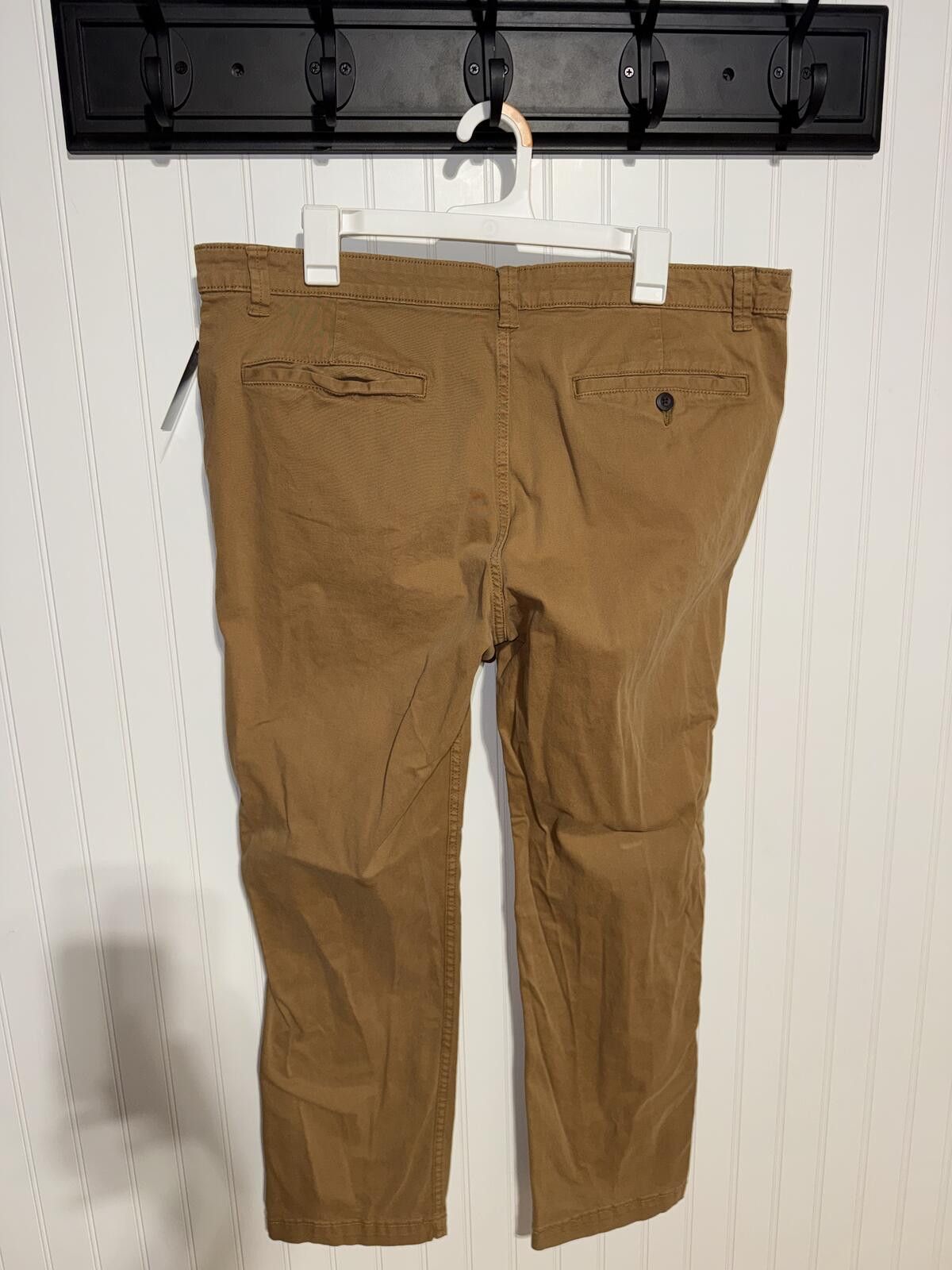George George Slim Fit Khaki Pants Size 38x30 Size US 38 / EU 54 - 2 Thumbnail