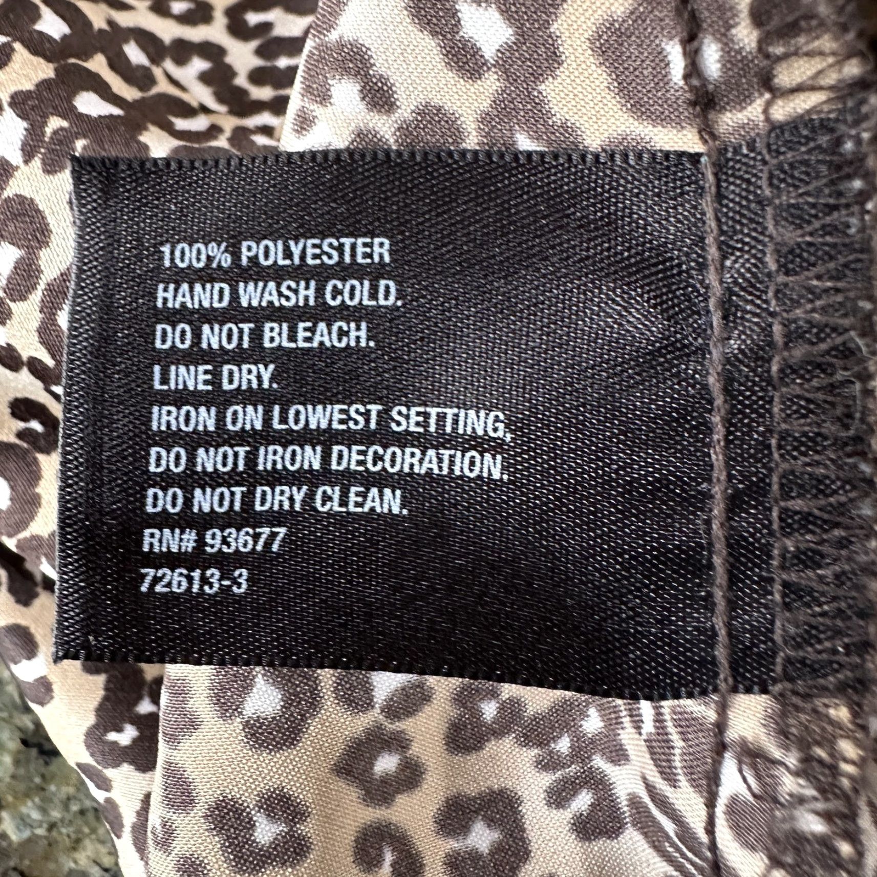 Vintage VINTAGE East 5th Blouse Womens XL Brown Animal Print Beaded Embellished Tunic Shirt Casual Size XL / US 12-14 / IT 48-50 - 6 Thumbnail