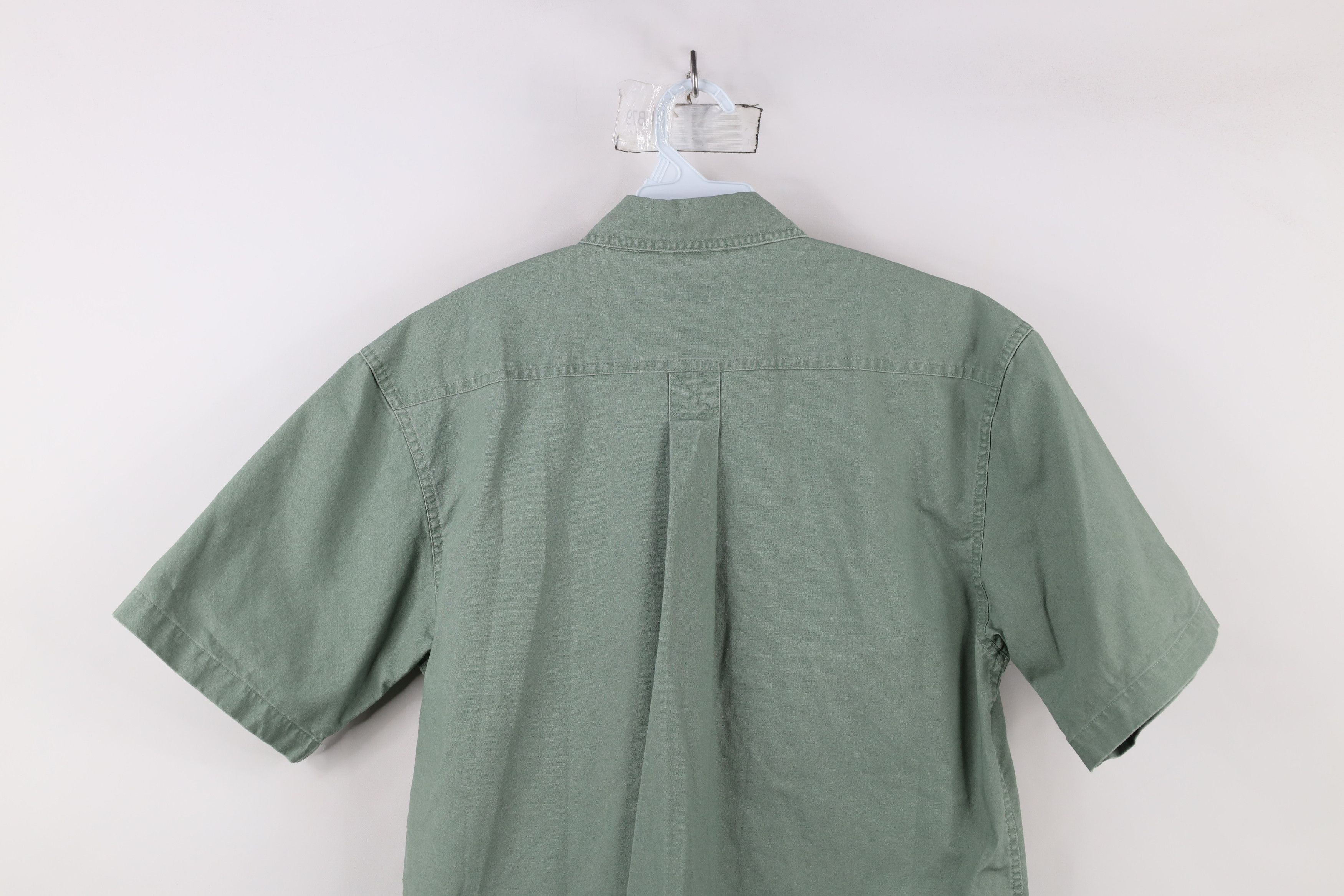 L.L. Bean × Vintage Vintage 90s LL Bean Safari Bush Collared Button Shirt Green Size US S / EU 44-46 / 1 - 11 Thumbnail