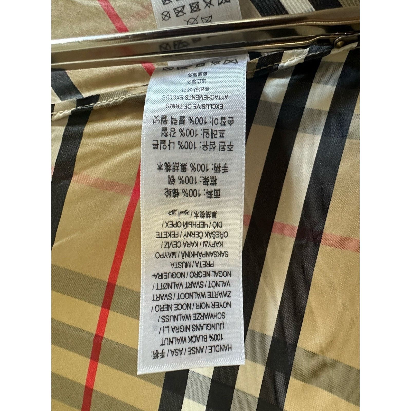 Burberry Burberry Trafalgar Folding Archive Beige Umbrella 80777091 Size ONE SIZE - 12 Thumbnail