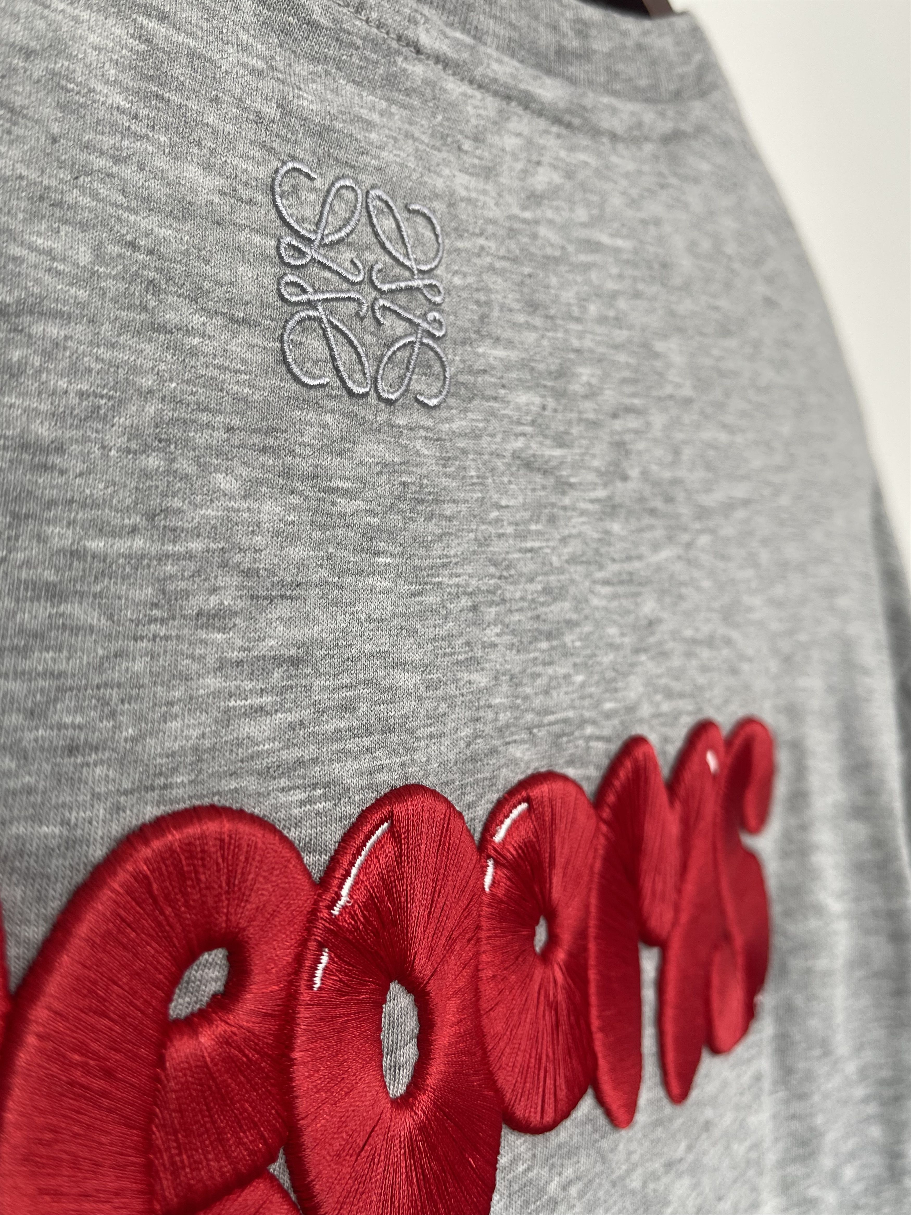 Loewe RARE Embroidered Mushroom Shroom Psychedelic T Shirt FW23 Size US S / EU 44-46 / 1 - 8 Thumbnail