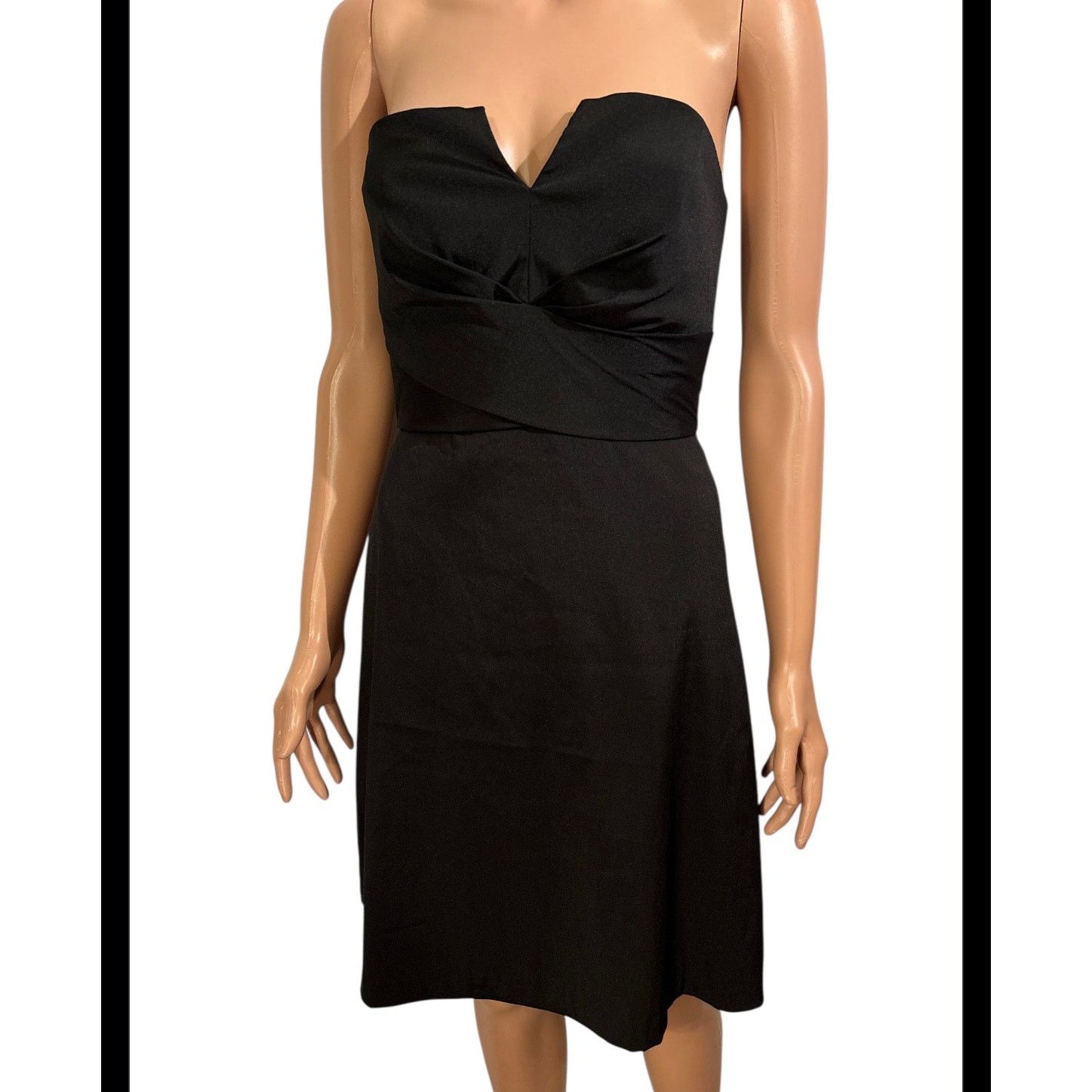 White House Black Market White House Black Market Black Strapless Size 0 Size XS / US 0-2 / IT 36-38 - 1 Thumbnail