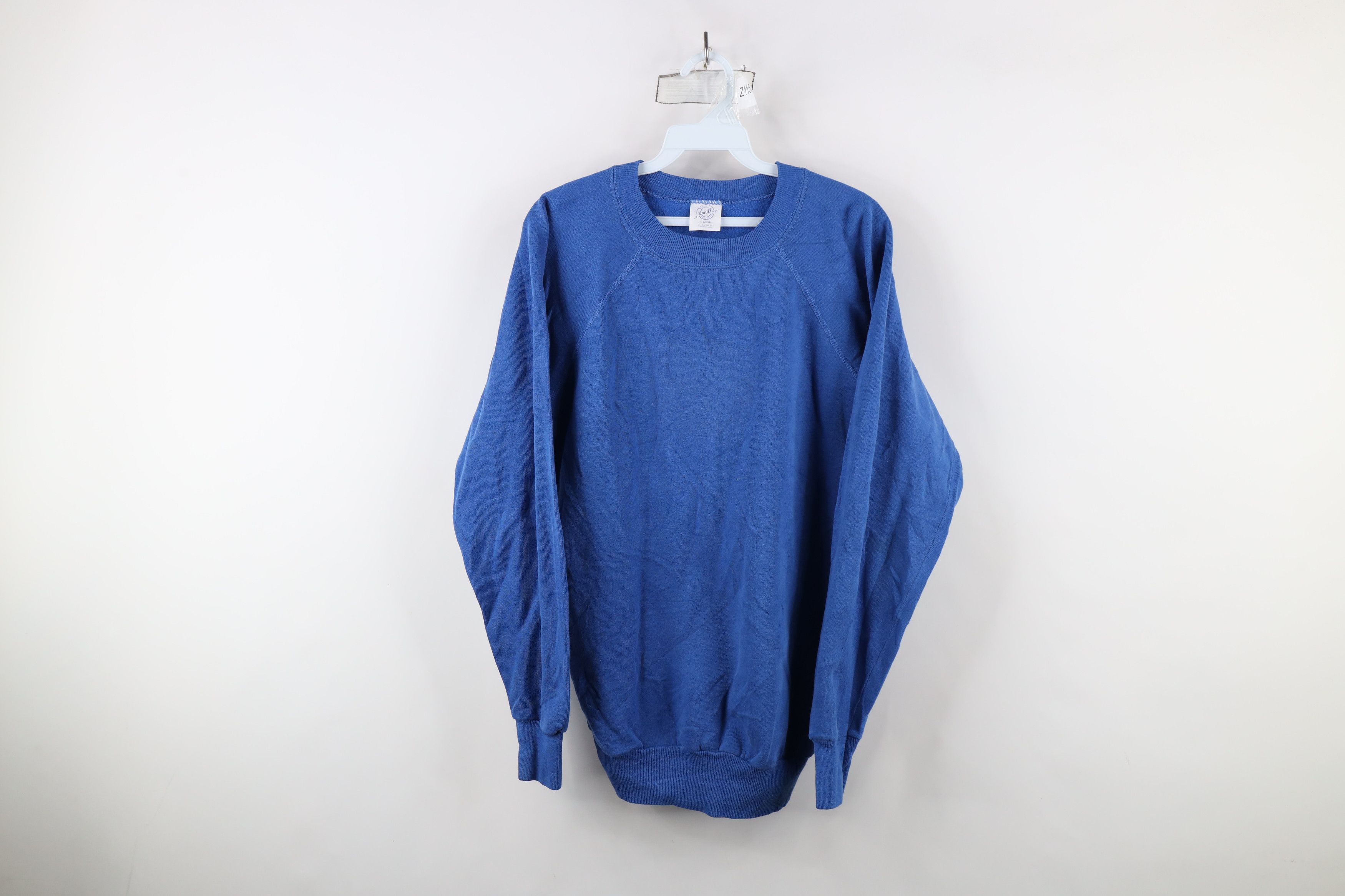 Vintage Vintage 80s 90s Streetwear Crewneck Sweatshirt Royal USA Size US XL / EU 56 / 4 - 1 Thumbnail