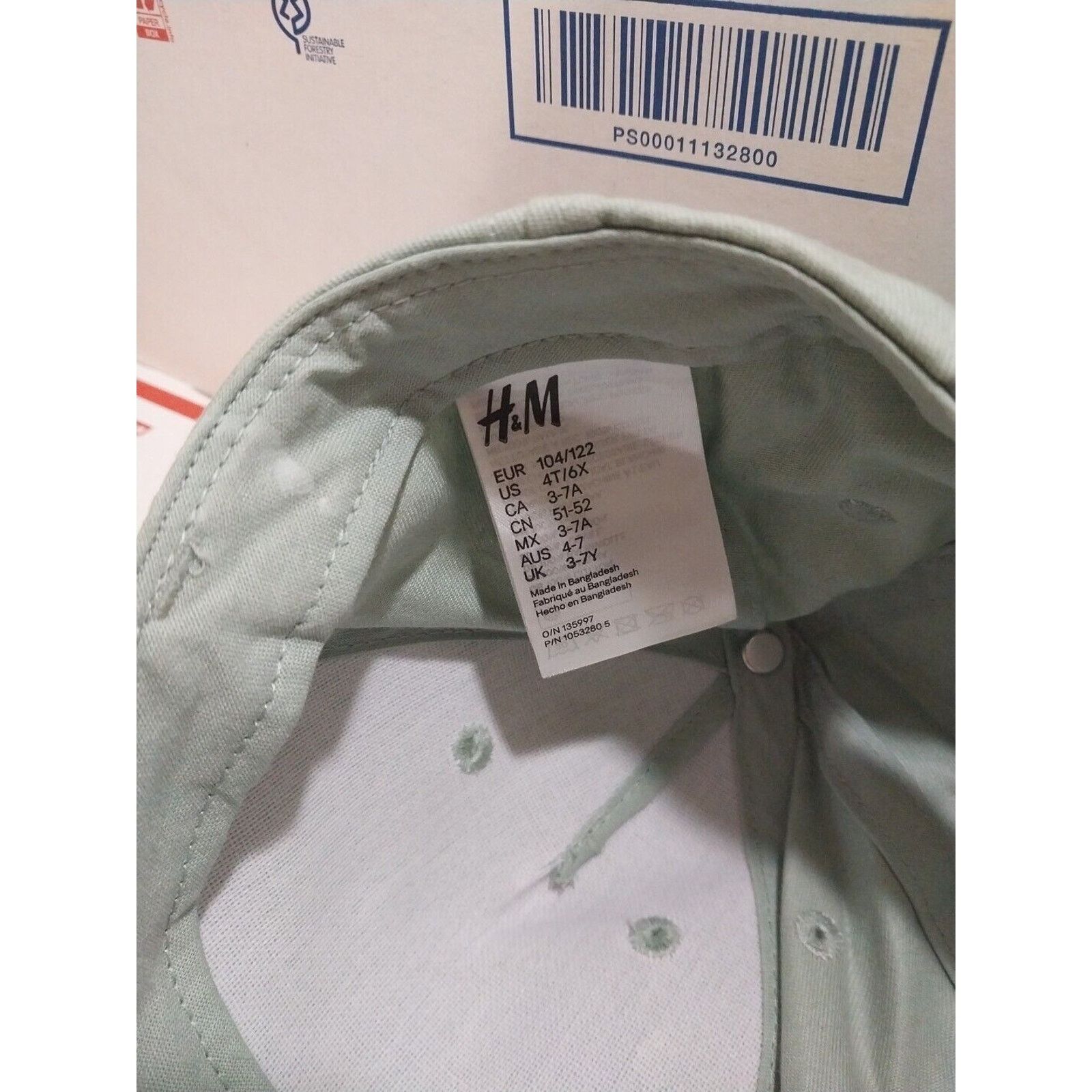 H&M H&M Snapback Hat. Flaws See.pics (K) Size ONE SIZE - 7 Thumbnail
