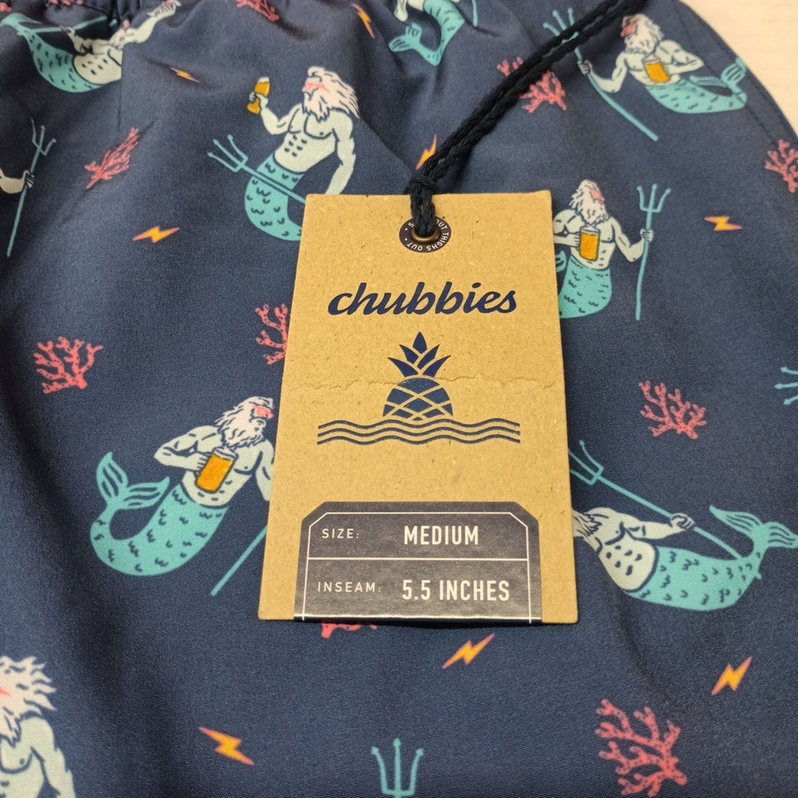 Chubbies Chubbies Men's The Triton The Sea Swim Trunks Size M 5.5 Ins Size US 28 / EU 44 - 2 Thumbnail