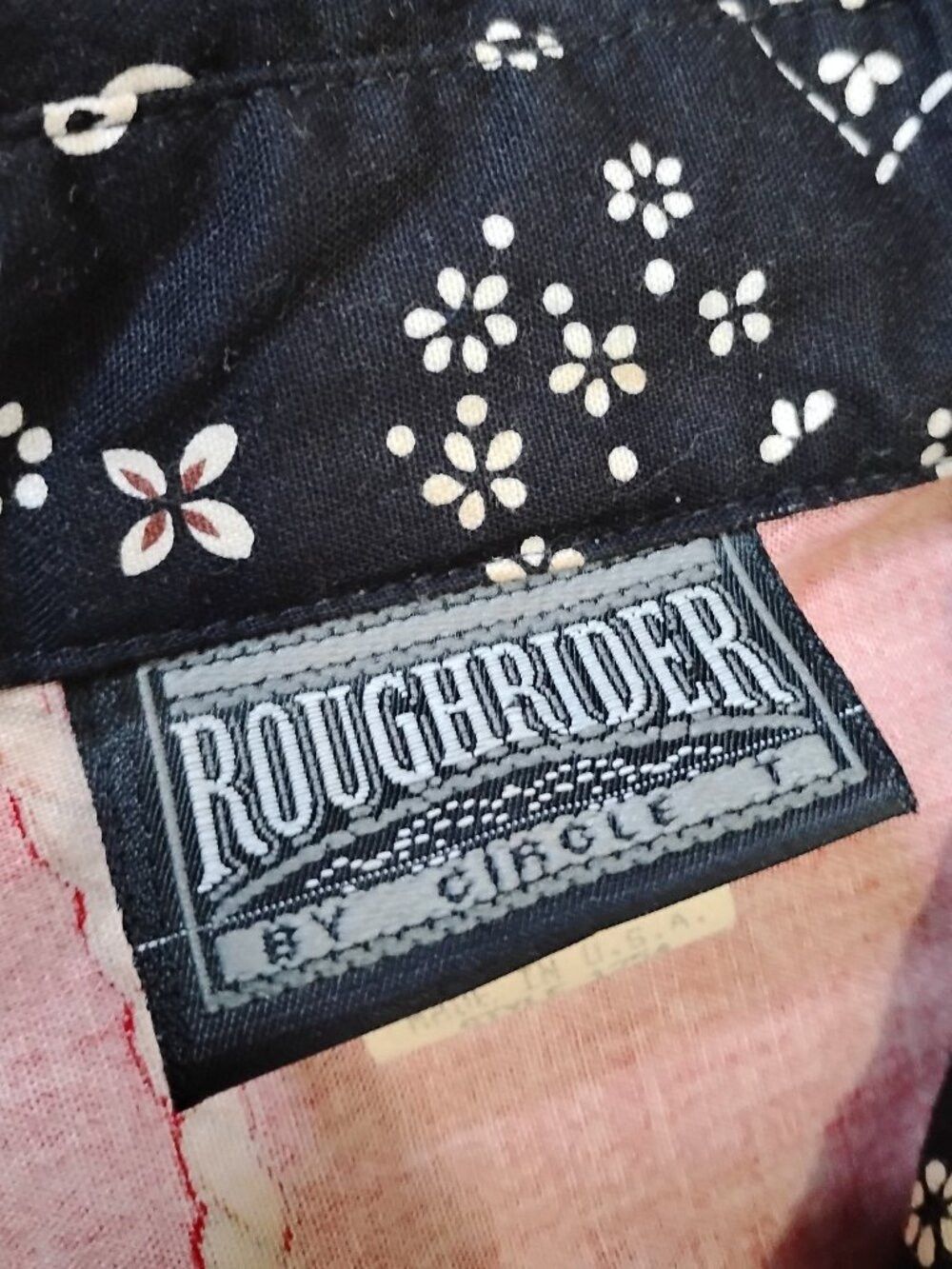 Other Vintage Roughrider Circle T Cowboy Horse Bandana Shirt Size US L / EU 52-54 / 3 - 4 Thumbnail