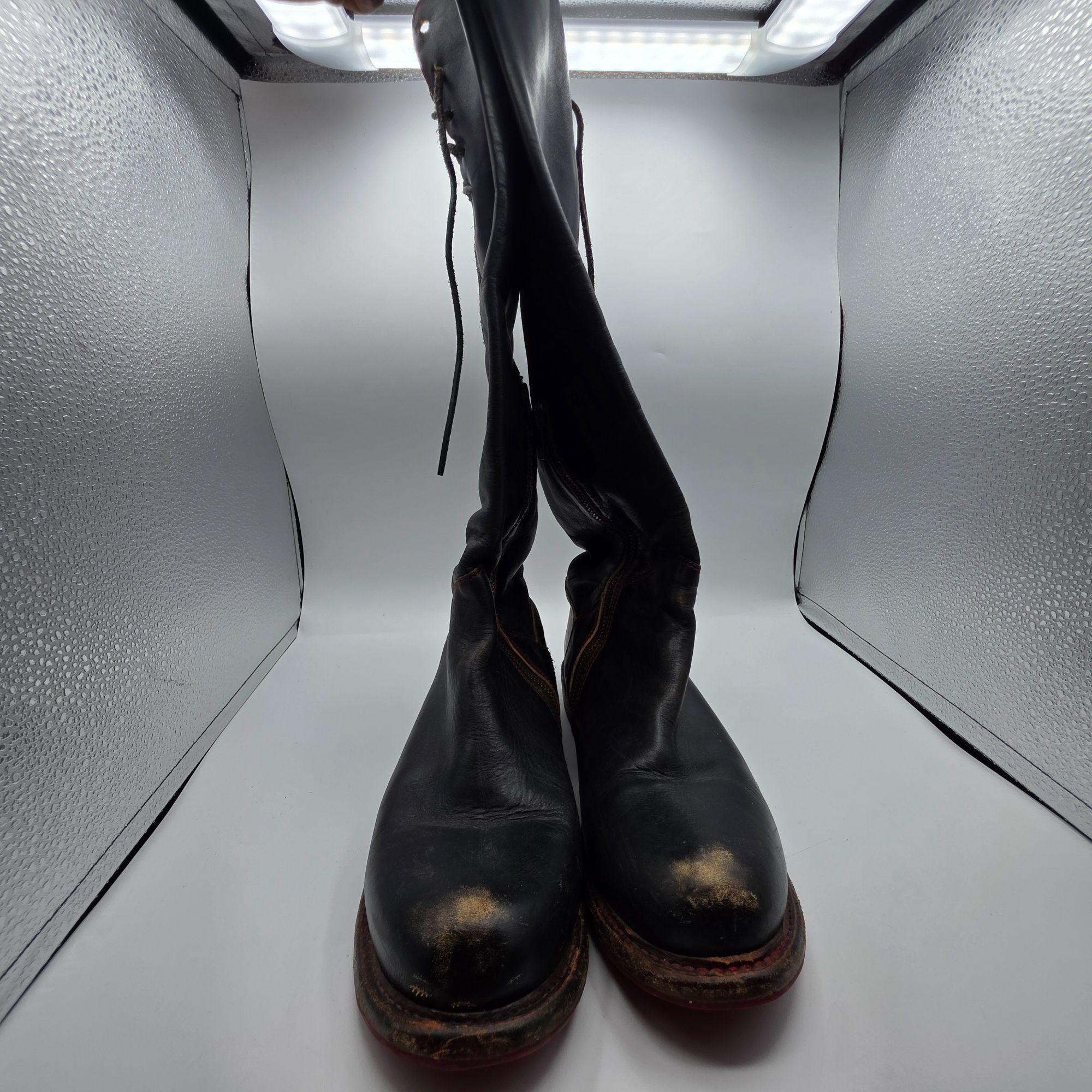 Bed Stu Bed Stu Manchester Womens Size 6 Black High Boots Casual Par Size US 6 / IT 36 - 2 Thumbnail