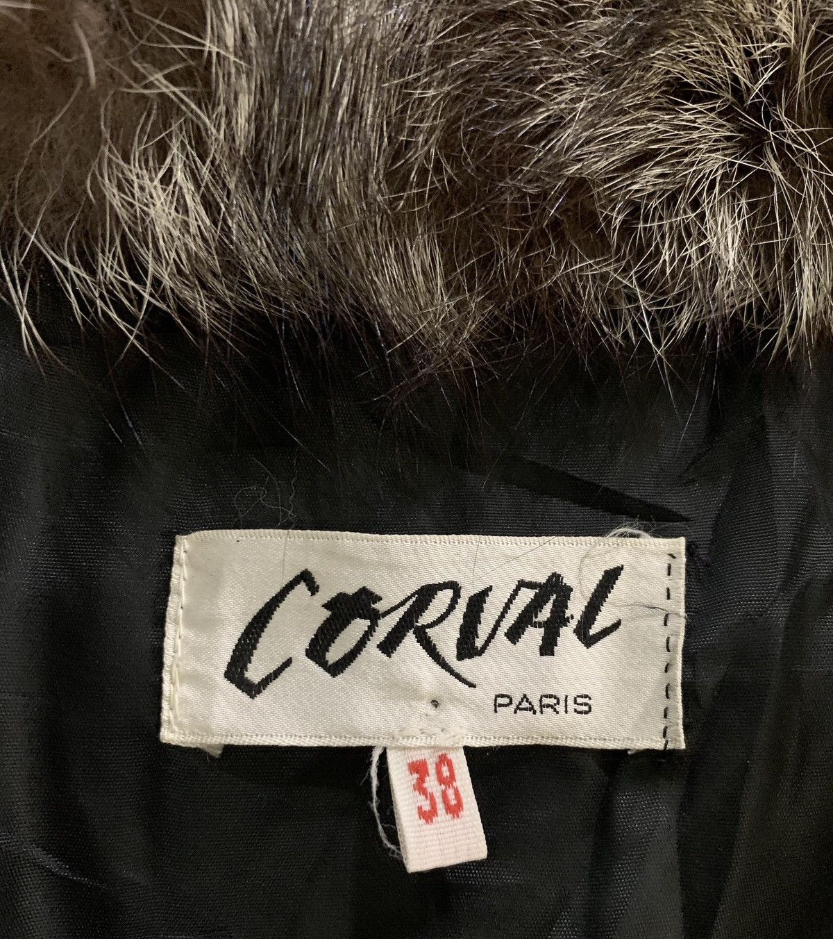 Designer × Vintage Vintage Corval Paris Fur Jacket Size US XL / EU 56 / 4 - 8 Thumbnail