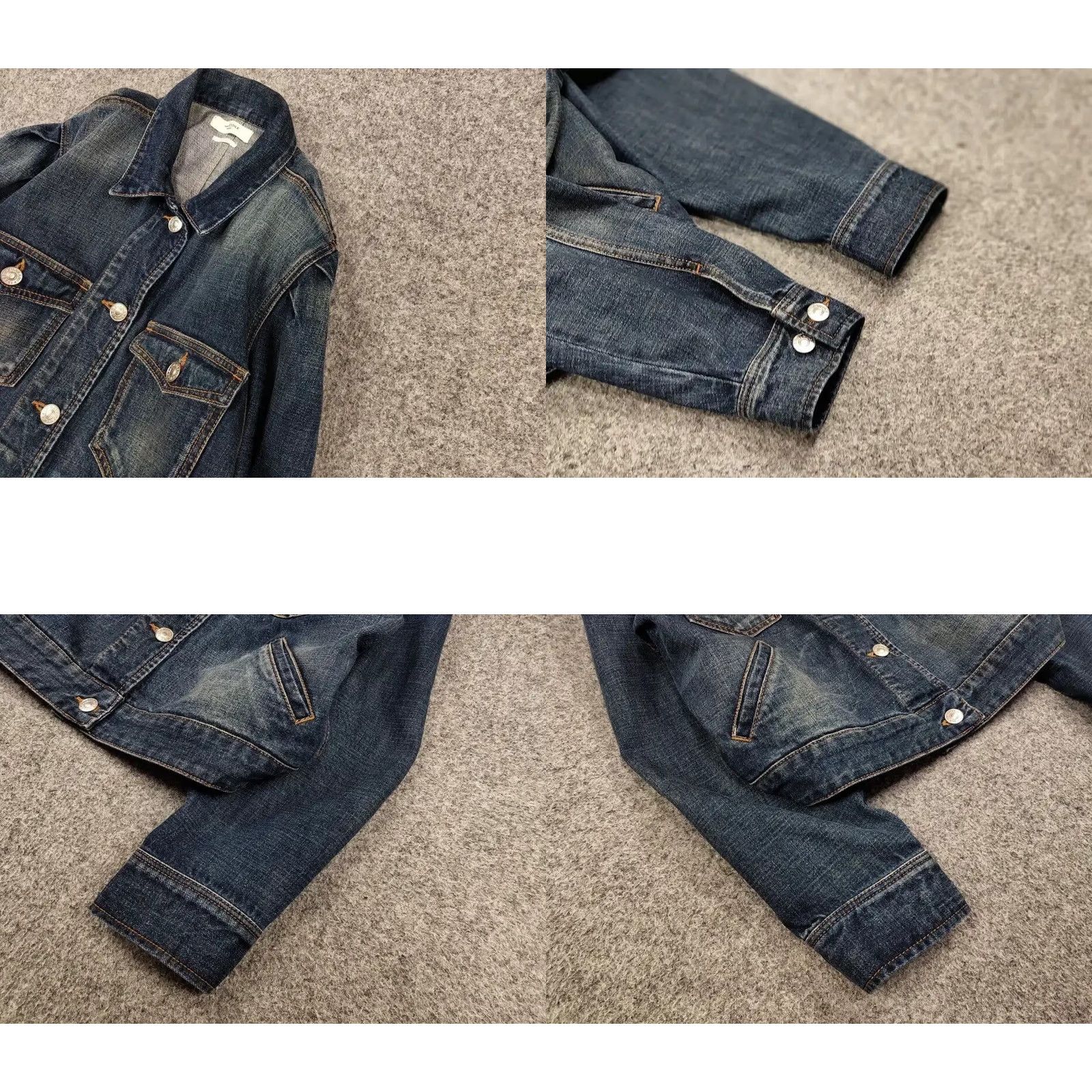 Vintage Isabel Marant Étoile Bolinea Denim Puff Sleeve Jacket Womens Regular 38 Blue Denim Jacket Vintage No Size XS / US 0-2 / IT 36-38 - 8 Thumbnail