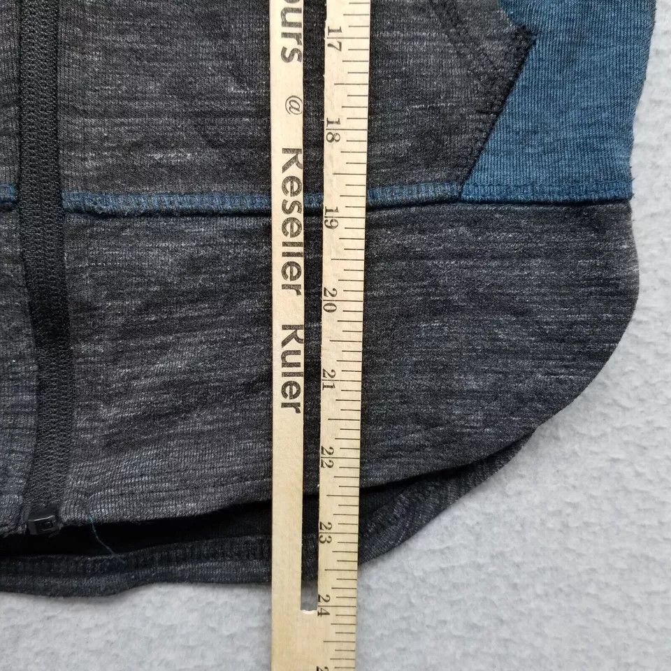 Univibe Univibe Hoodie Mens Small Blue Long Sleeve Full Zip Pockets Size US S / EU 44-46 / 1 - 9 Thumbnail