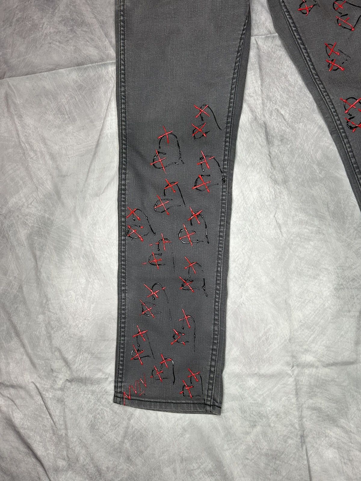 Levi's × Vintage Levi’s Custom jeans Size US 32 / EU 48 - 3 Thumbnail