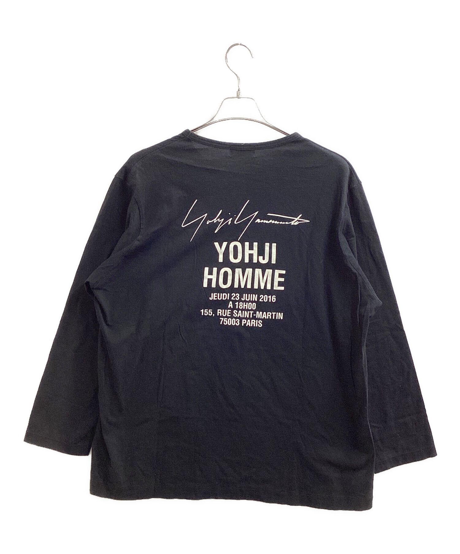 Yohji Yamamoto yohji yamamoto pour homme Paris Collection long T-shirt Size US L / EU 52-54 / 3 - 2 Thumbnail