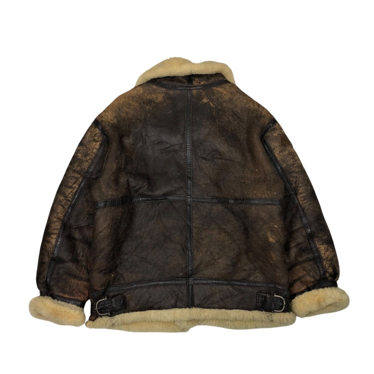 Aero Leathers 🔥VINTAGE LEATHER JACKET SHEARLING B-3 MEN’S ROBO ISSEYMIYAKE Size US M / EU 48-50 / 2 - 2 Thumbnail