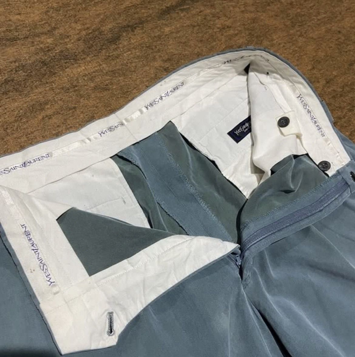 Yves Saint Laurent Vintage Yves Saint Laurent Trouser Pants Size US 34 / EU 50 - 4 Thumbnail