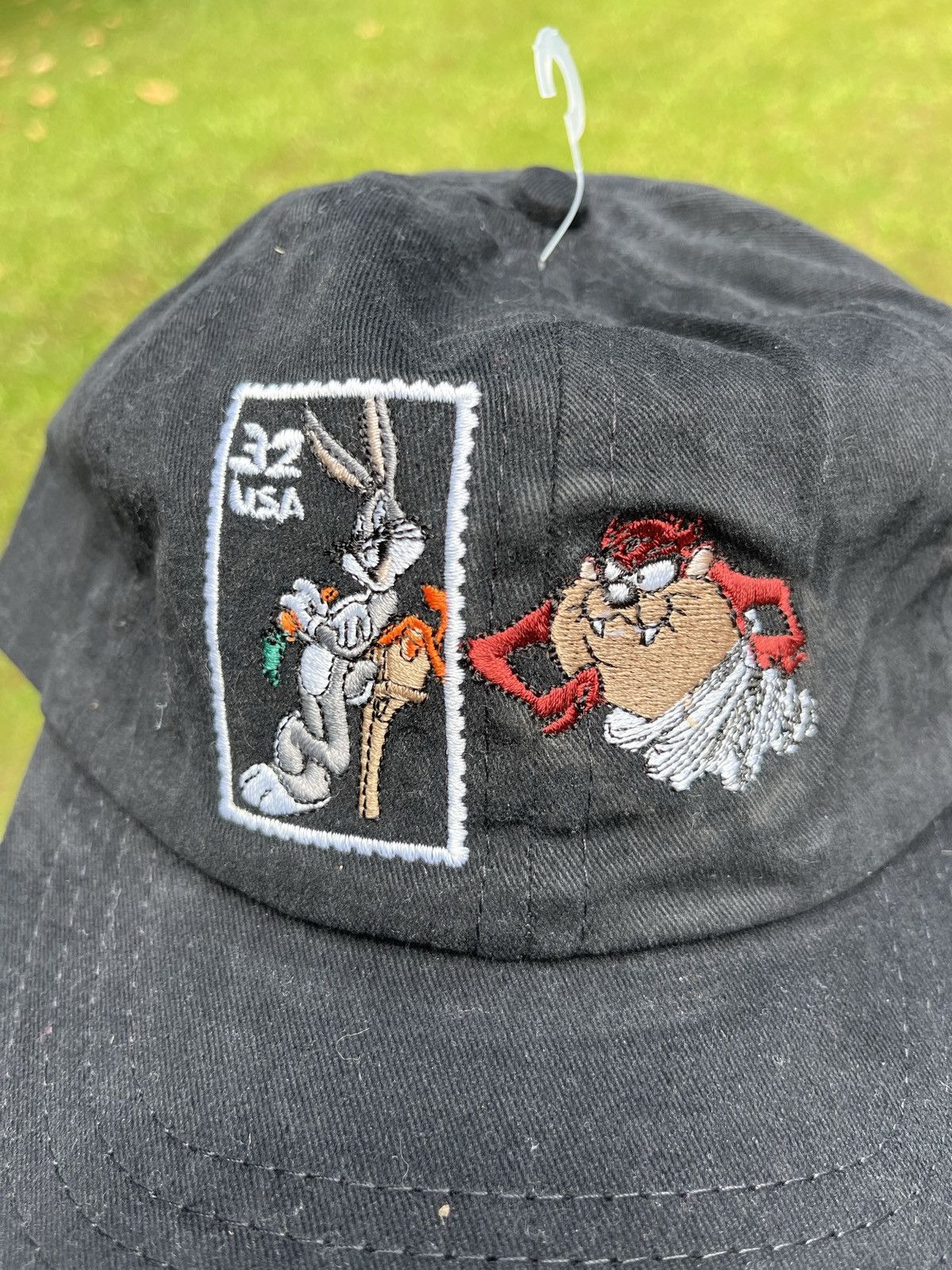 Warner Bros Vintage 90s Bugs Bunny Tasmanian Devil Stamp Caps Size ONE SIZE - 3 Thumbnail