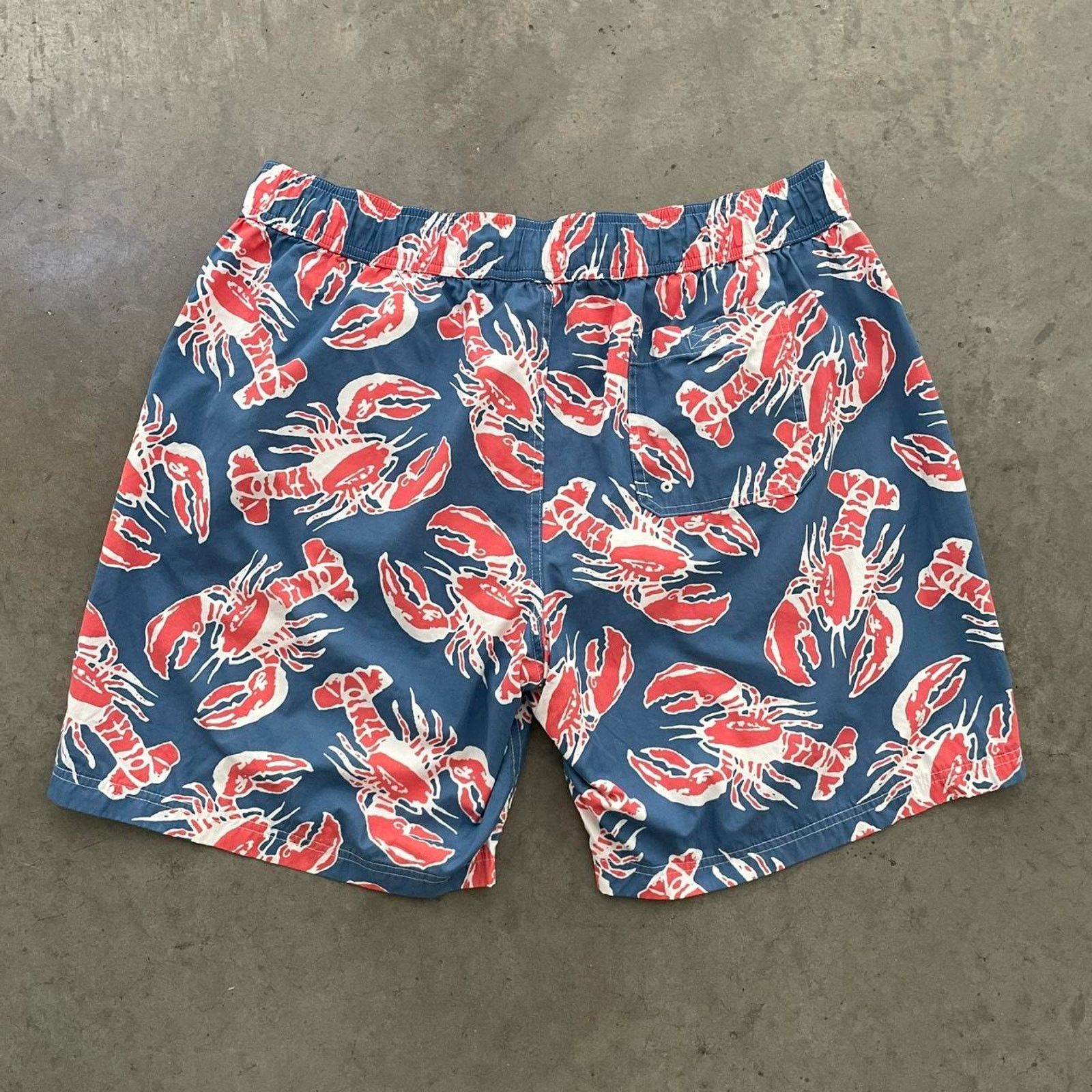 L.L. Bean L.L.Bean Blue Lobster Swim Trunks Size US 36 / EU 52 - 2 Thumbnail